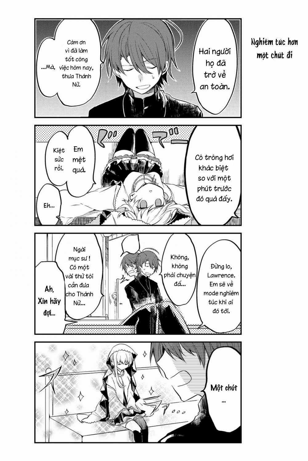 Shiro Seijo to Kuro Bokushi Chapter 1 trang 5