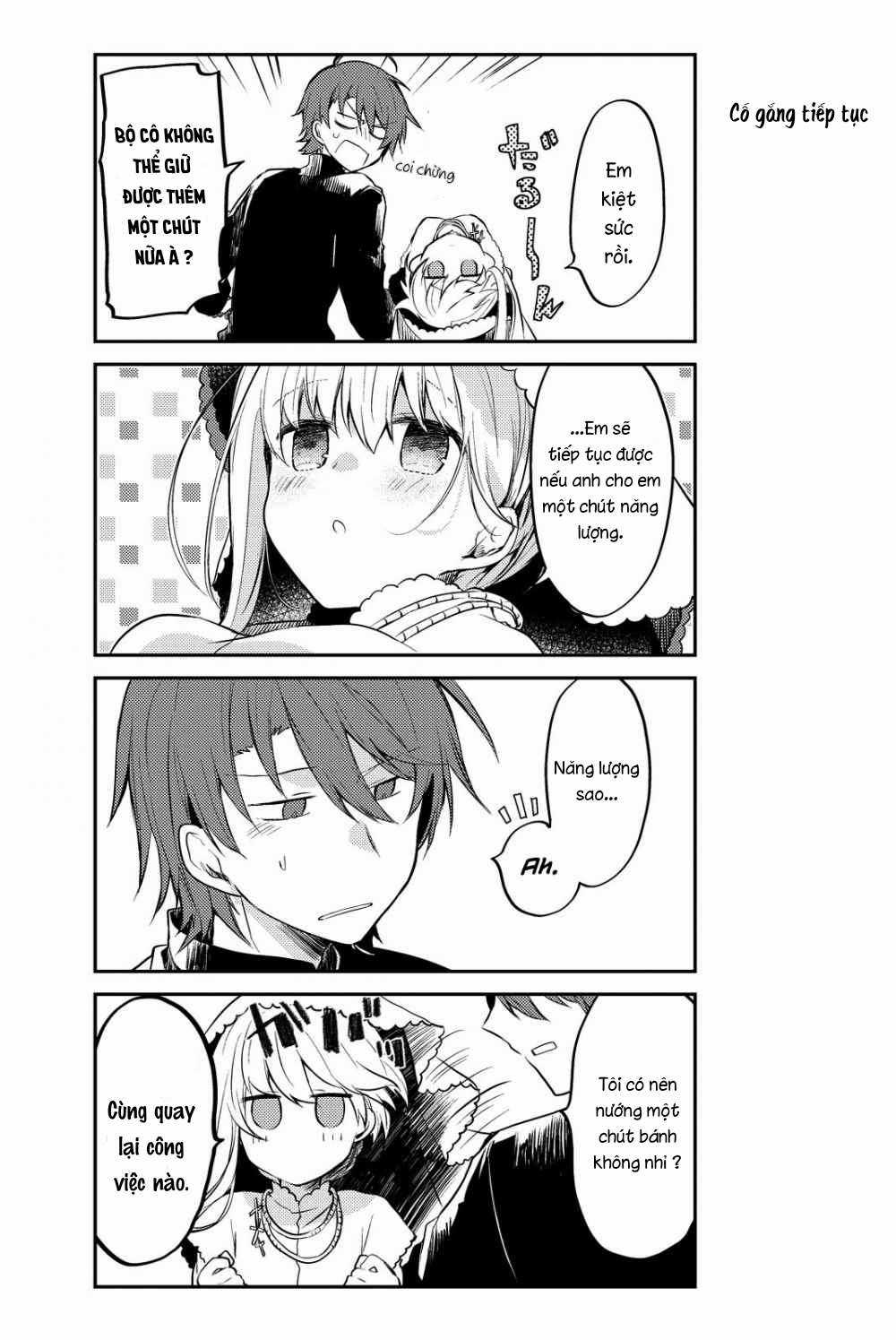 Shiro Seijo to Kuro Bokushi Chapter 1 trang 8