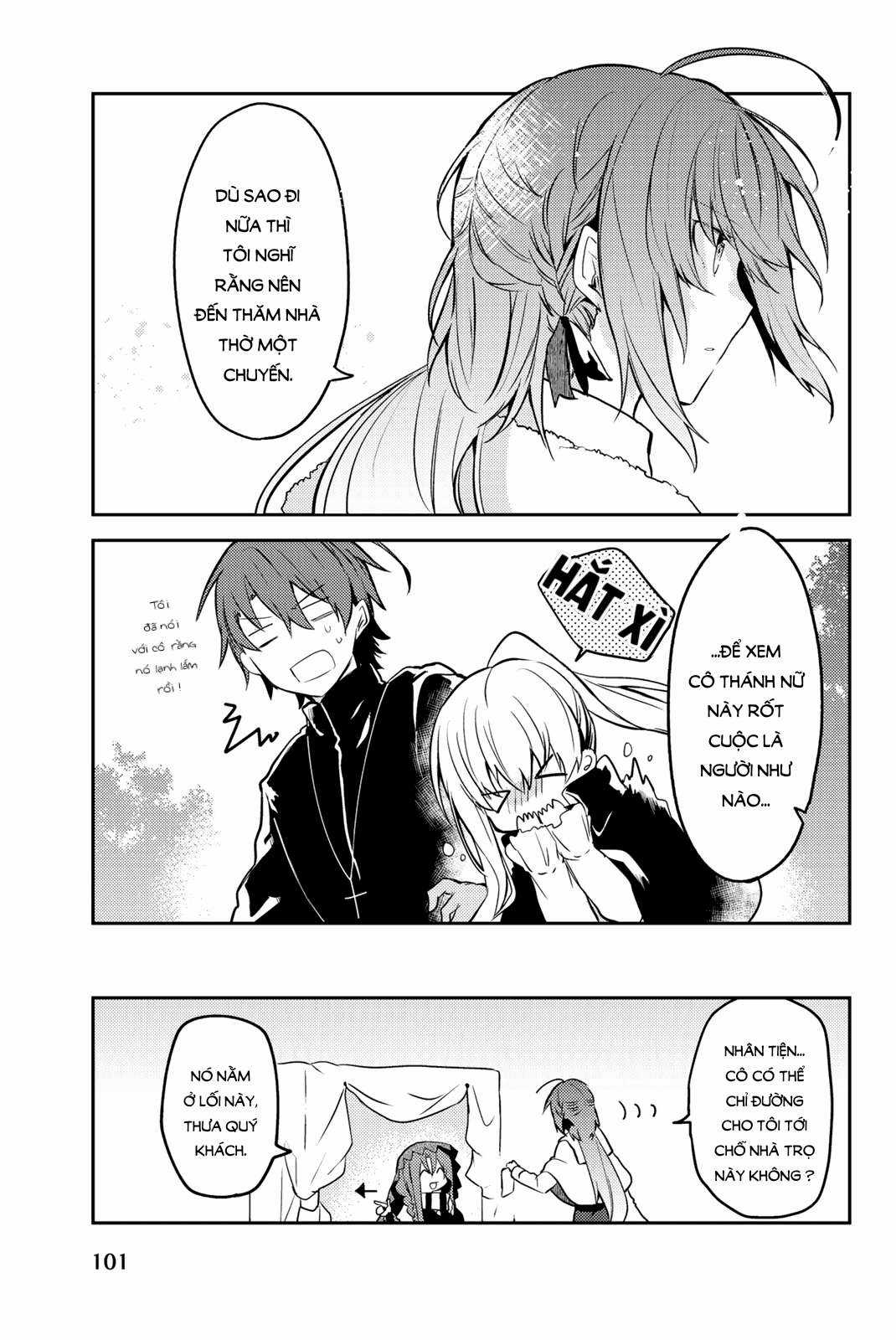 Shiro Seijo to Kuro Bokushi Chapter 11 trang 23