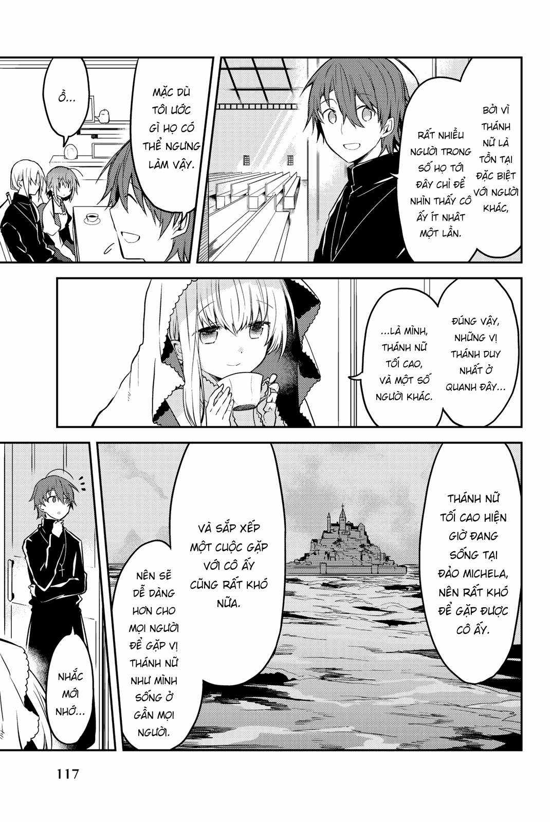 Shiro Seijo to Kuro Bokushi Chapter 12 trang 16