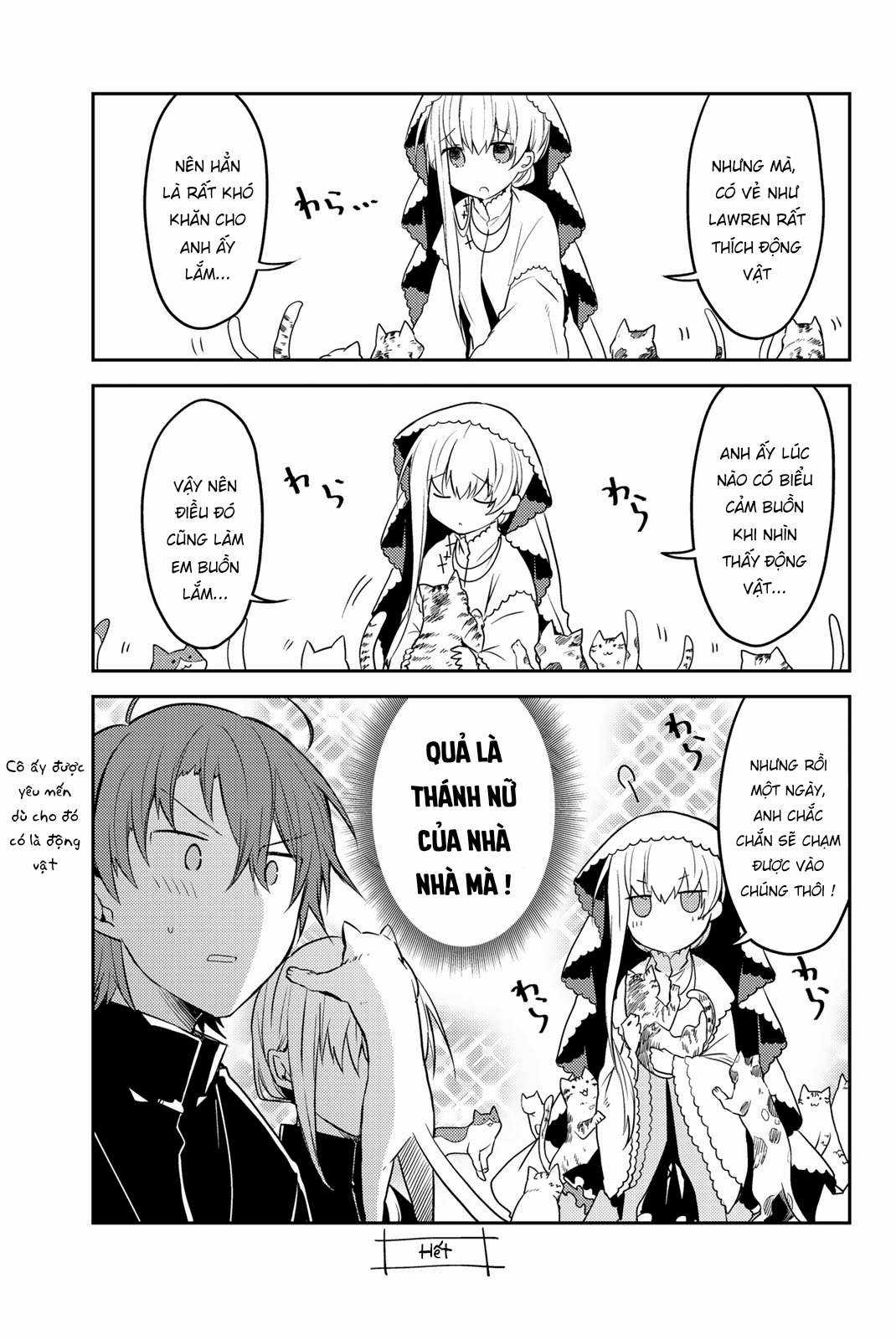 Shiro Seijo to Kuro Bokushi Chapter 13.5 trang 6