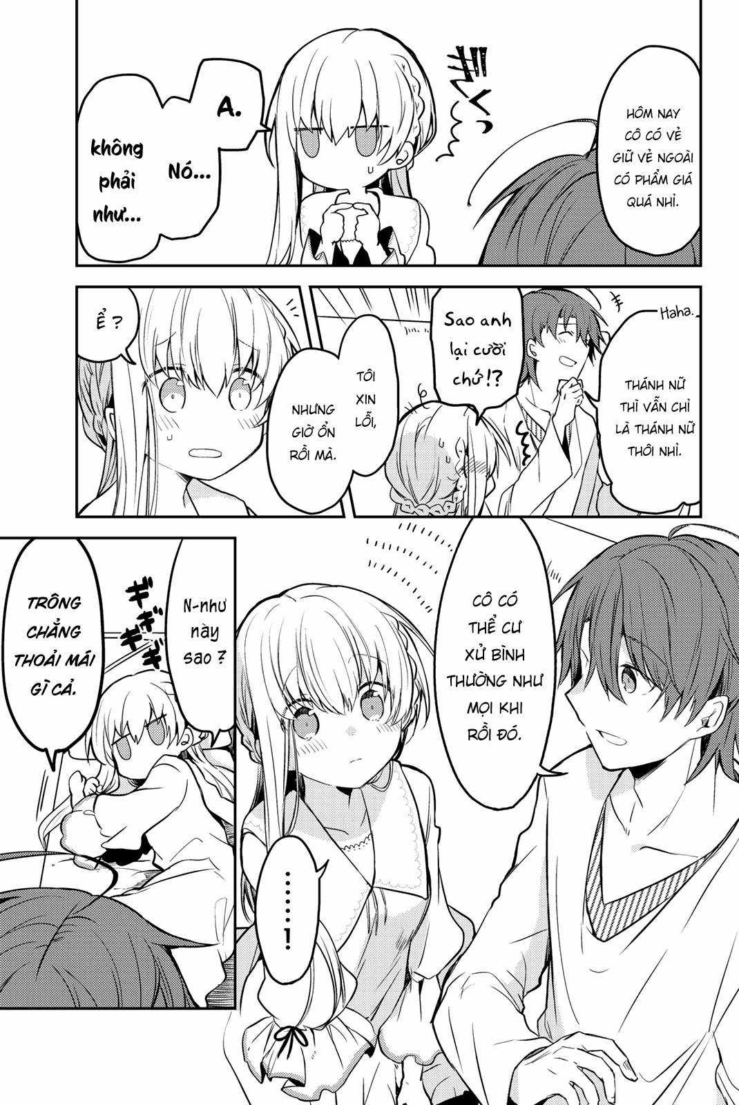 Shiro Seijo to Kuro Bokushi Chapter 13 trang 17