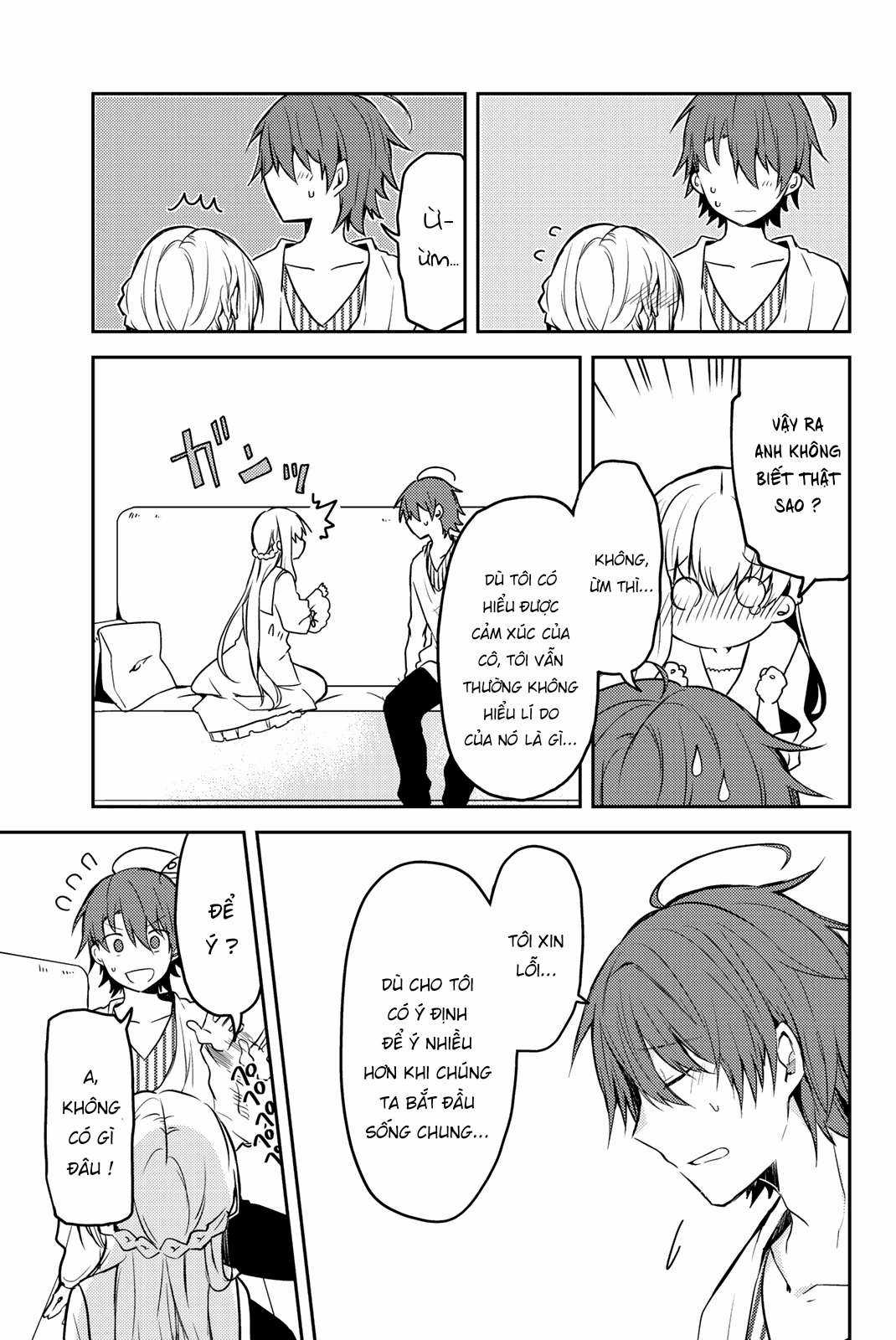 Shiro Seijo to Kuro Bokushi Chapter 13 trang 21