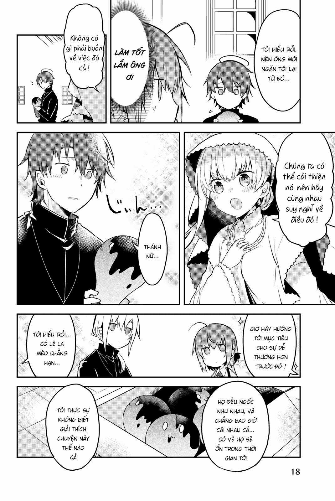 Shiro Seijo to Kuro Bokushi Chapter 14 trang 17