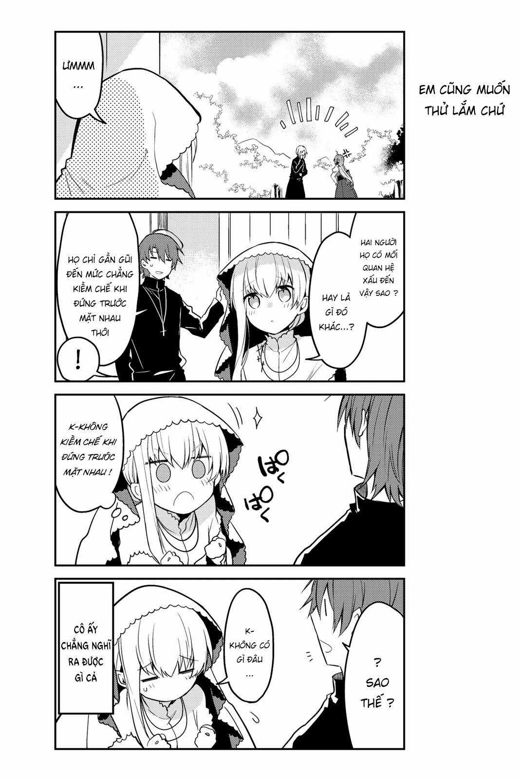 Shiro Seijo to Kuro Bokushi Chapter 14 trang 6