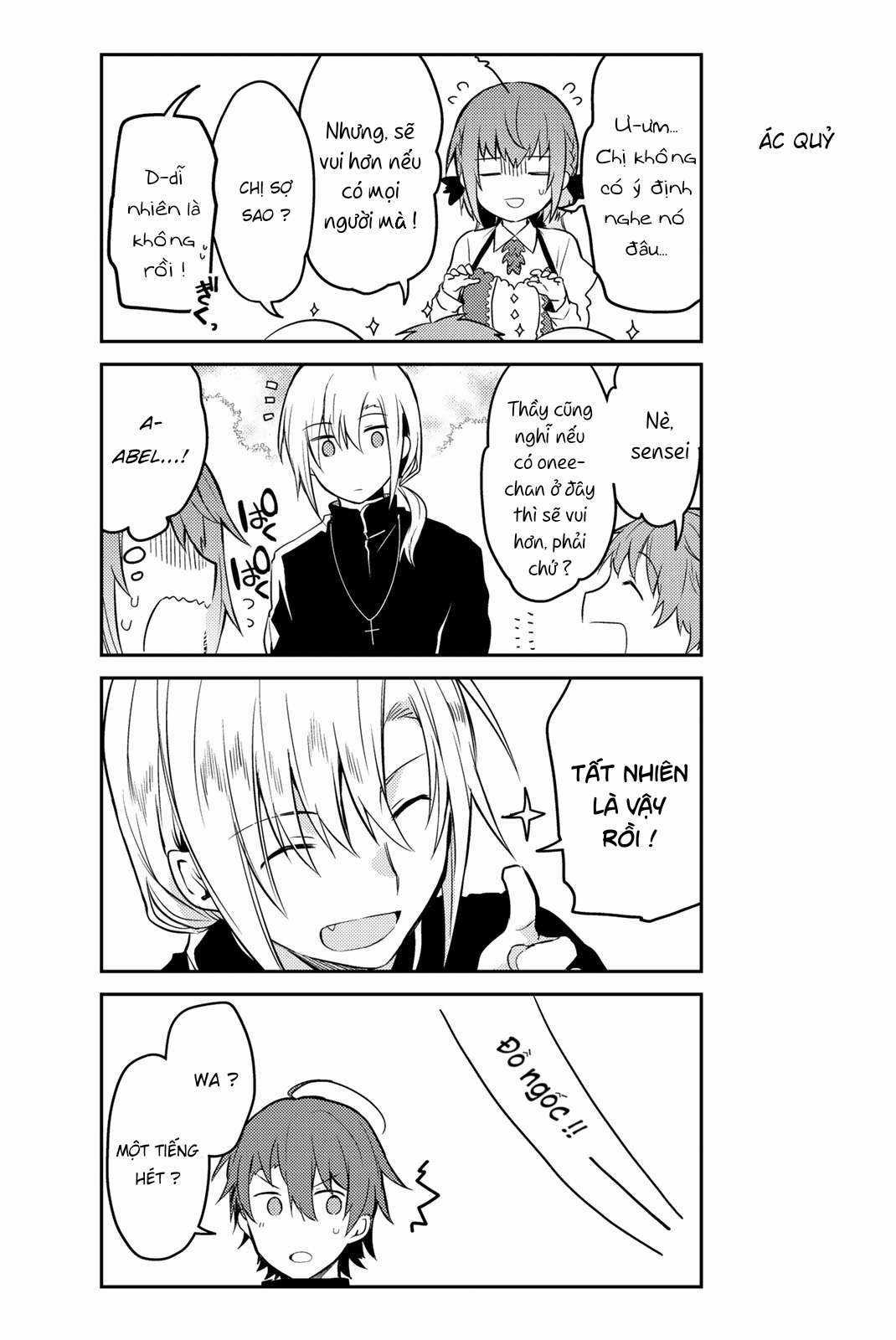 Shiro Seijo to Kuro Bokushi Chapter 15 trang 10