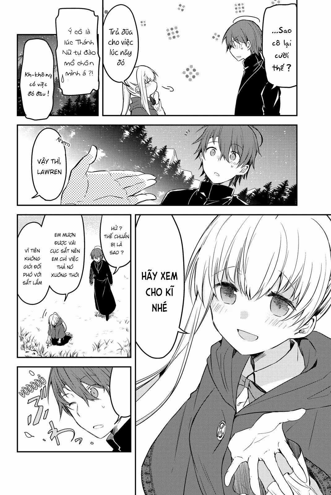 Shiro Seijo to Kuro Bokushi Chapter 17 trang 16