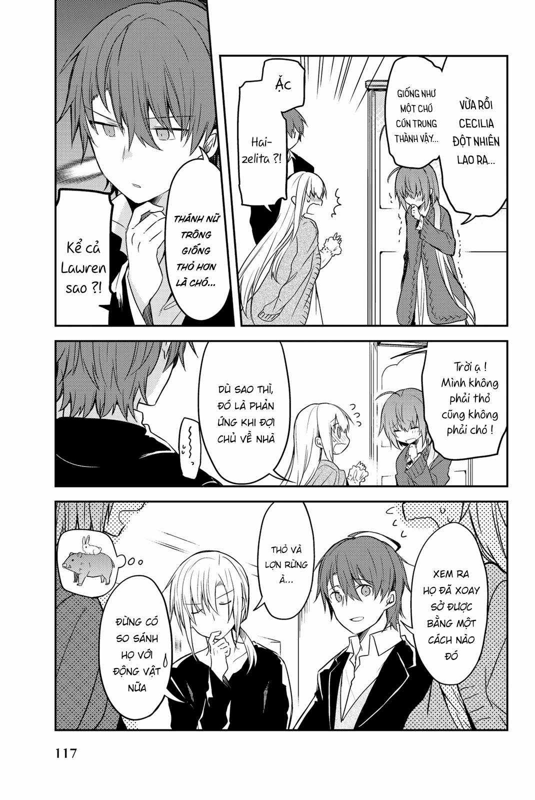 Shiro Seijo to Kuro Bokushi Chapter 18 trang 25