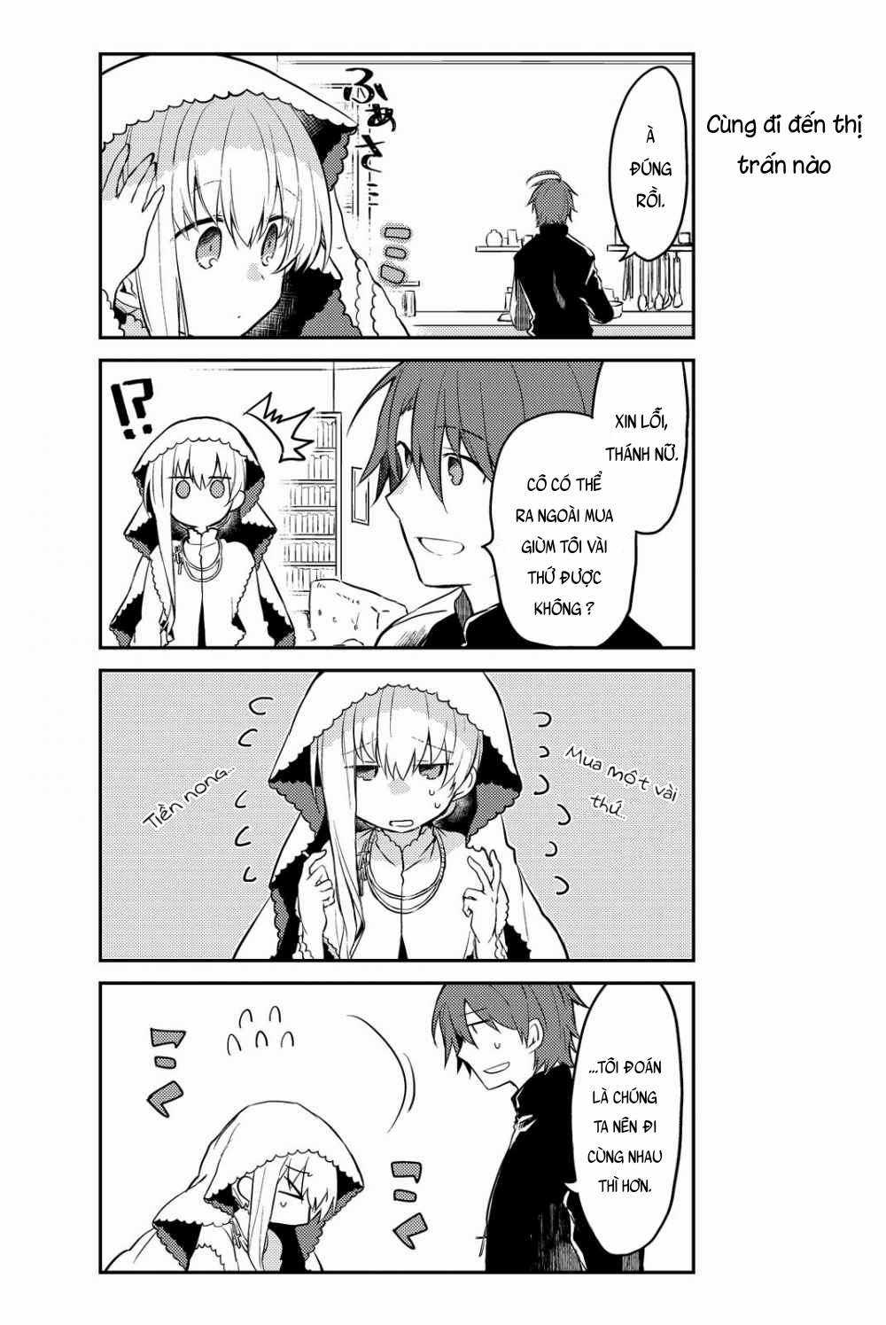 Shiro Seijo to Kuro Bokushi Chapter 2 trang 12