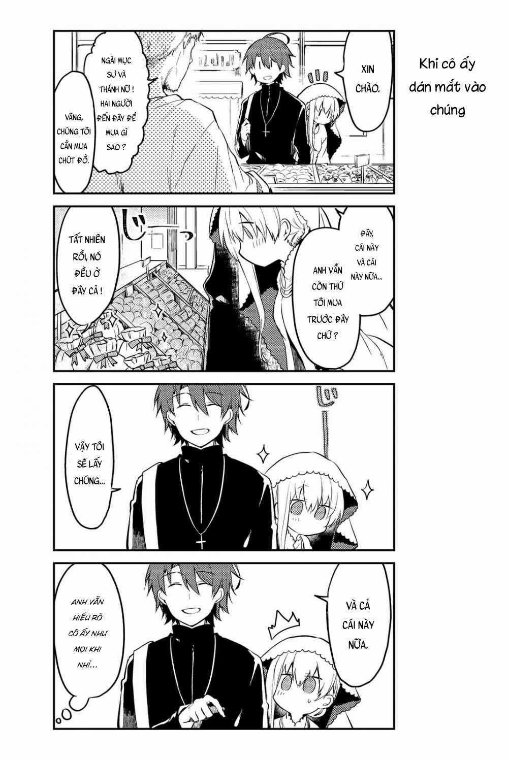 Shiro Seijo to Kuro Bokushi Chapter 2 trang 13