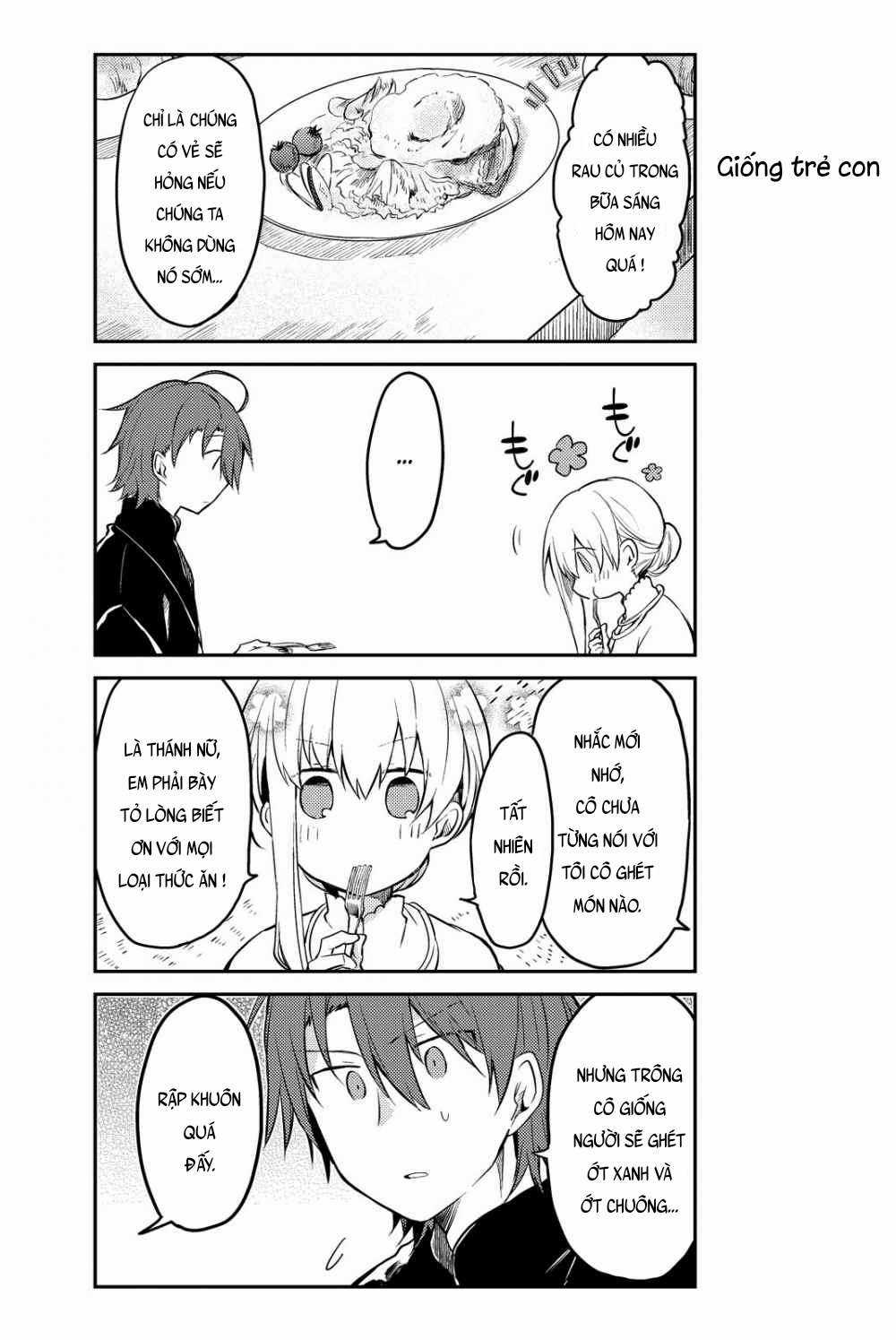 Shiro Seijo to Kuro Bokushi Chapter 2 trang 7