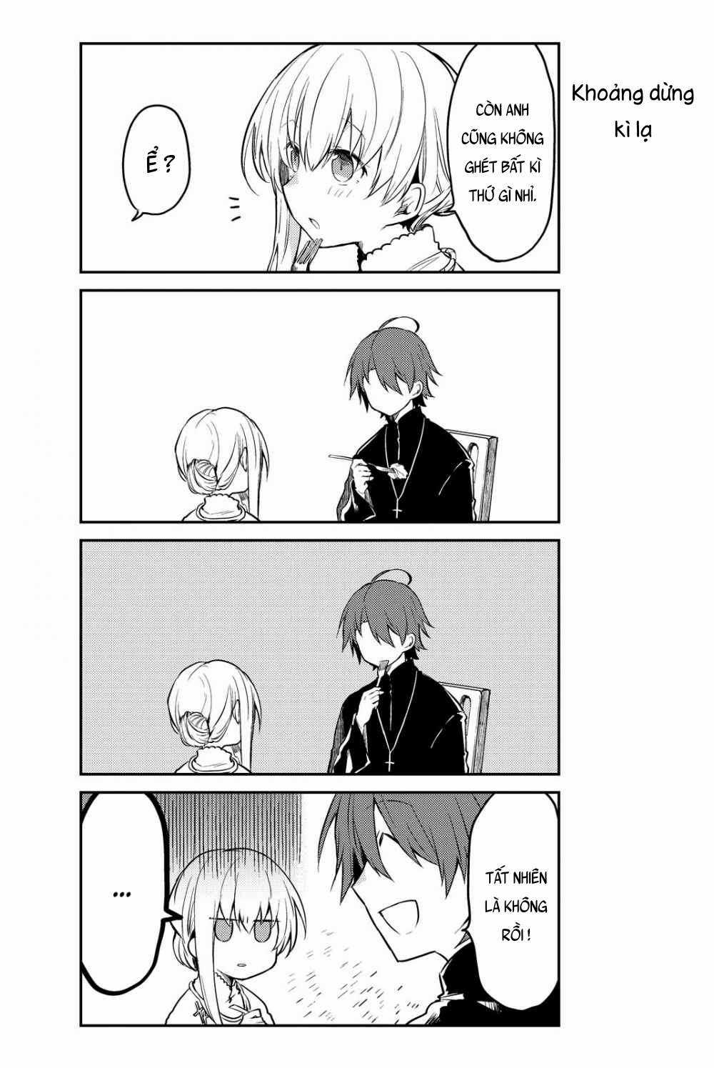 Shiro Seijo to Kuro Bokushi Chapter 2 trang 8