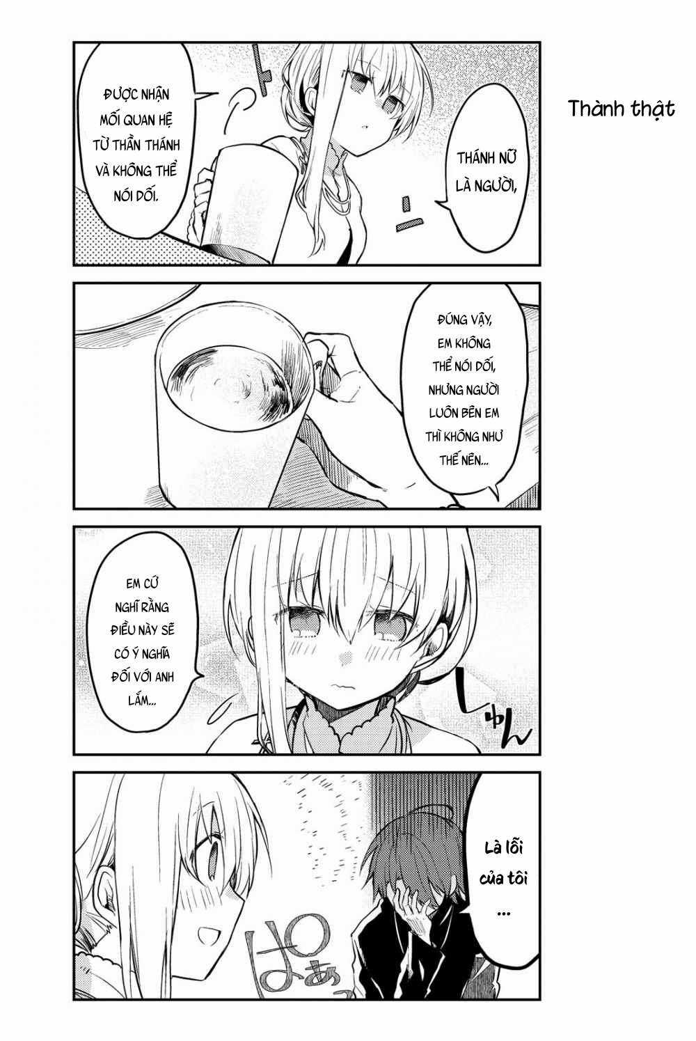 Shiro Seijo to Kuro Bokushi Chapter 2 trang 9