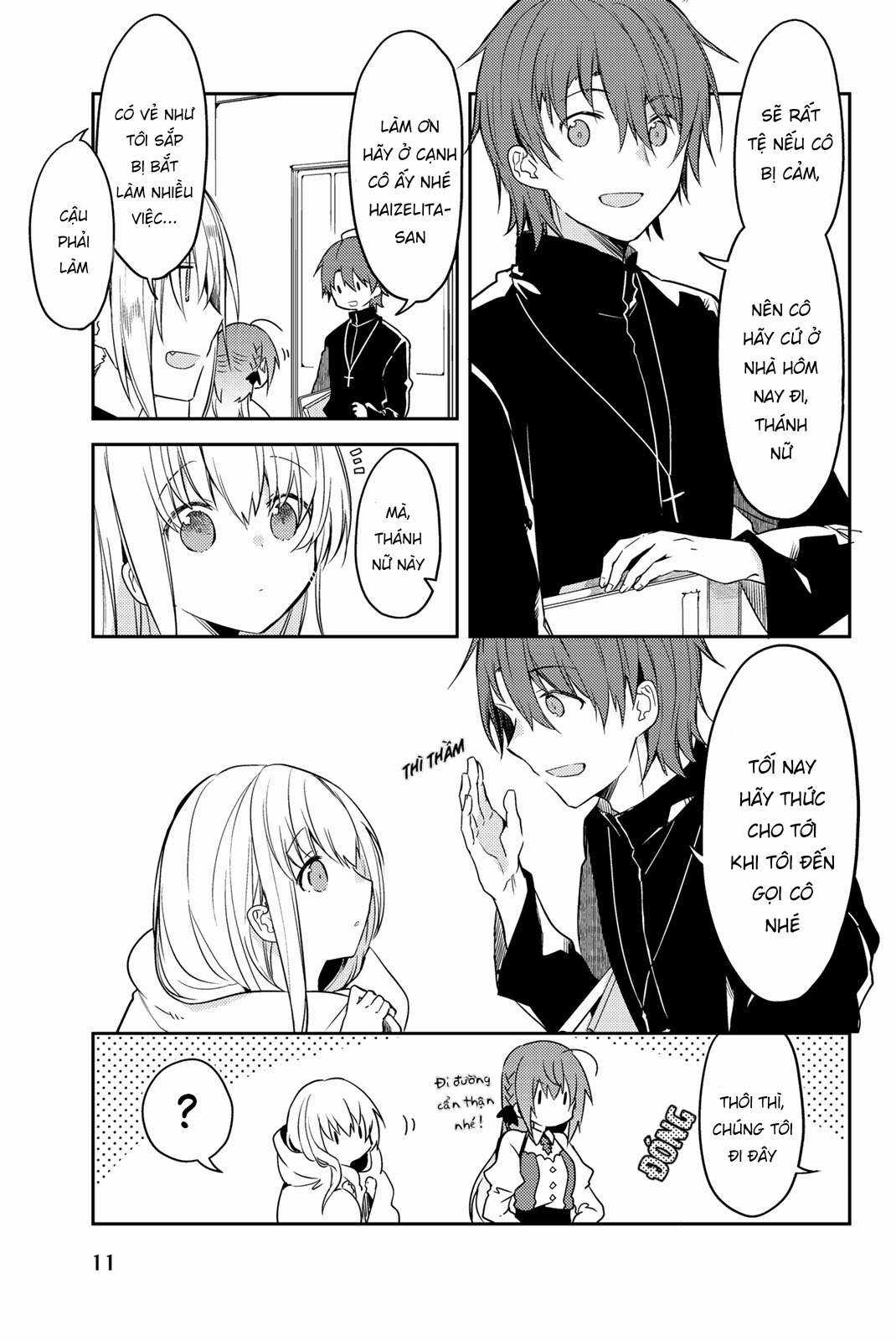 Shiro Seijo to Kuro Bokushi Chapter 20 trang 10