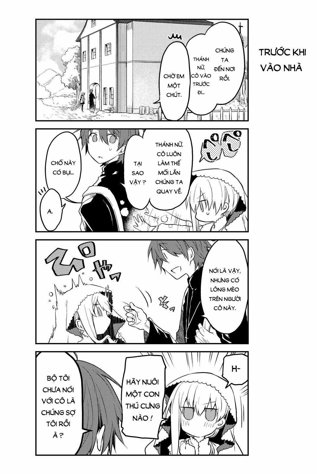 Shiro Seijo to Kuro Bokushi Chapter 3 trang 14