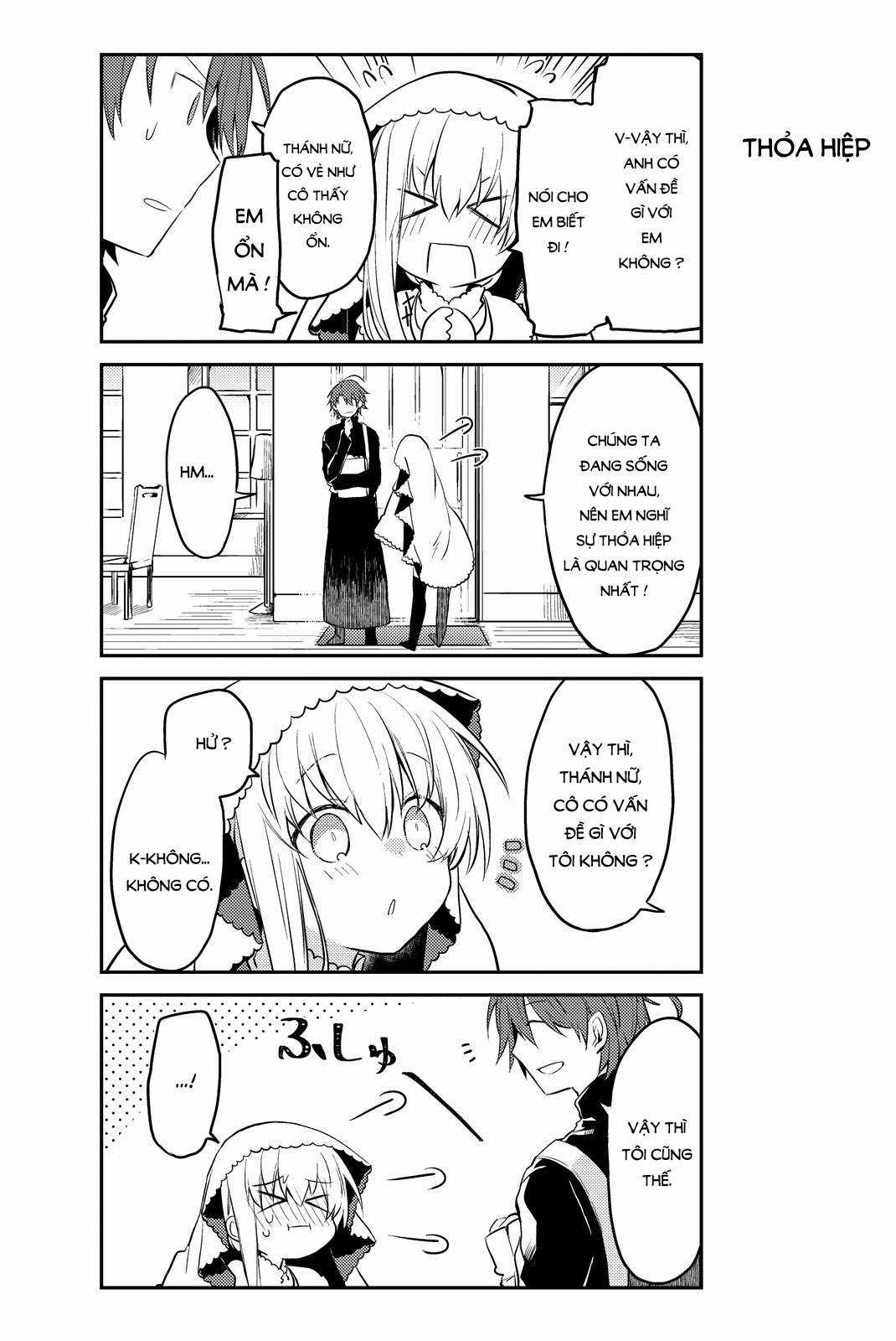 Shiro Seijo to Kuro Bokushi Chapter 3 trang 16