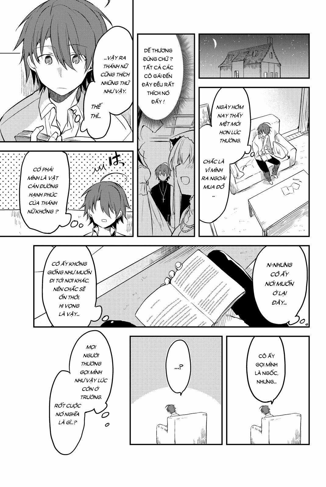 Shiro Seijo to Kuro Bokushi Chapter 3 trang 19