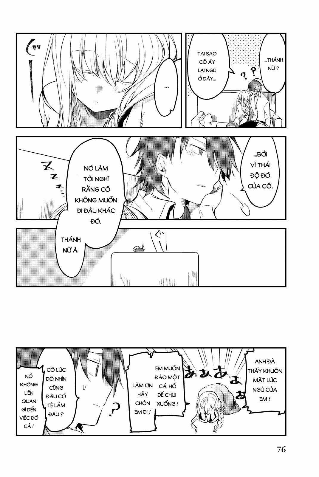 Shiro Seijo to Kuro Bokushi Chapter 3 trang 22