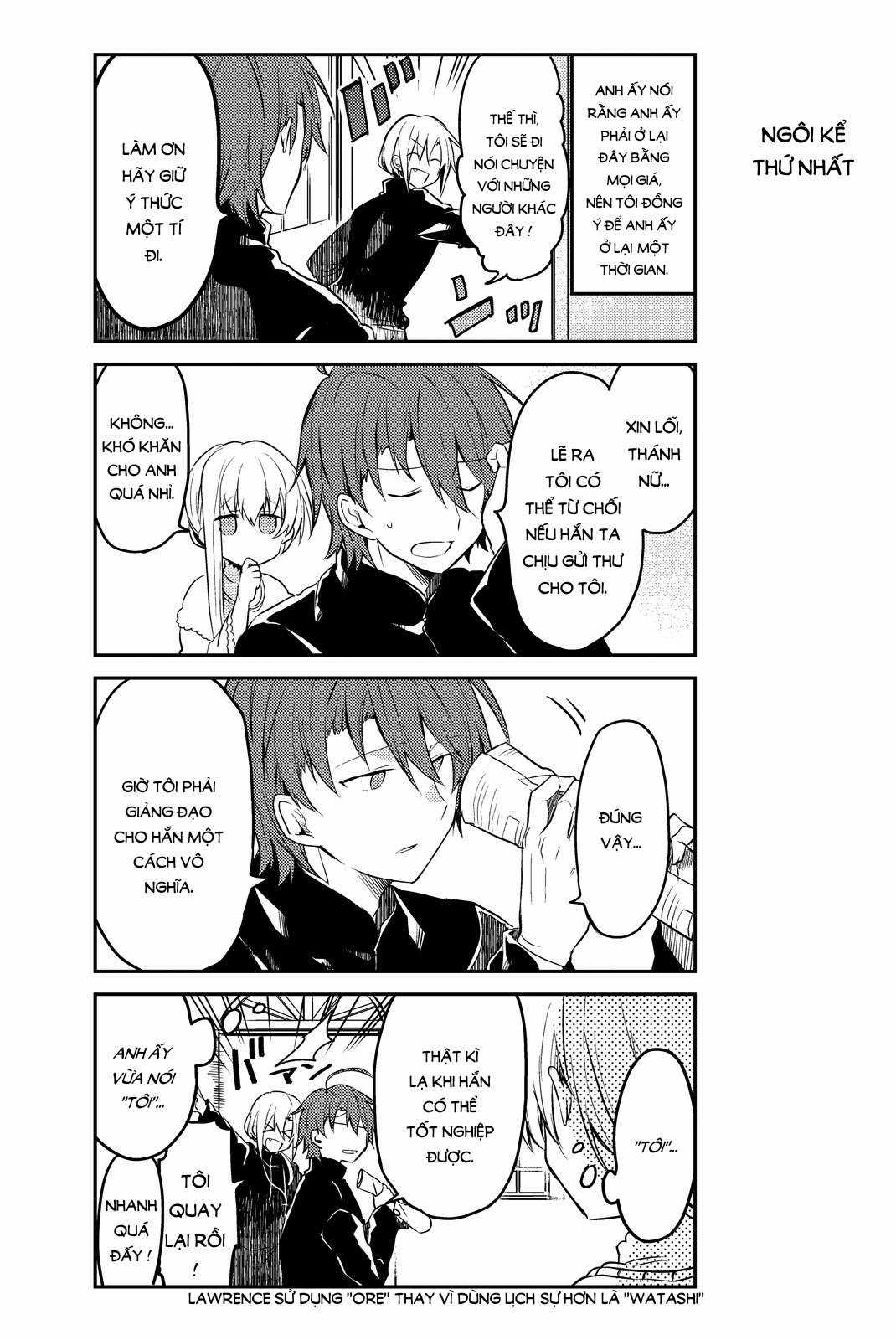 Shiro Seijo to Kuro Bokushi Chapter 4 trang 10