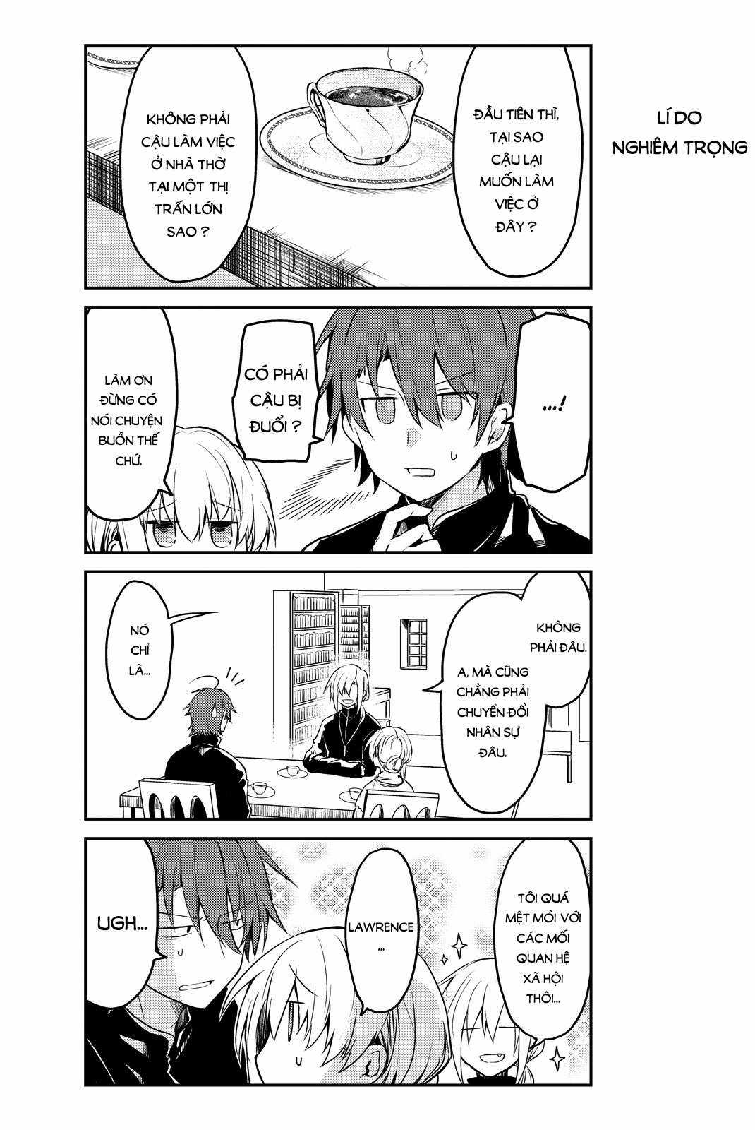 Shiro Seijo to Kuro Bokushi Chapter 4 trang 9