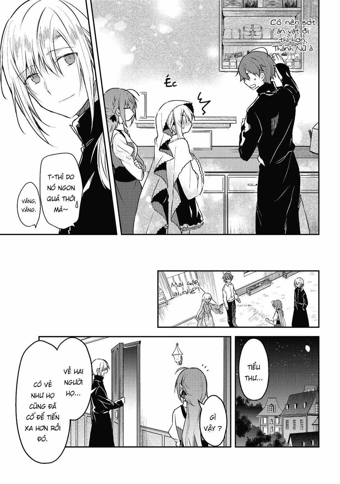 Shiro Seijo to Kuro Bokushi Chapter 40 trang 17