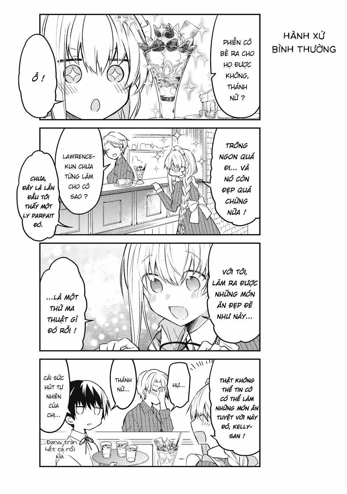 Shiro Seijo to Kuro Bokushi Chapter 41 trang 8