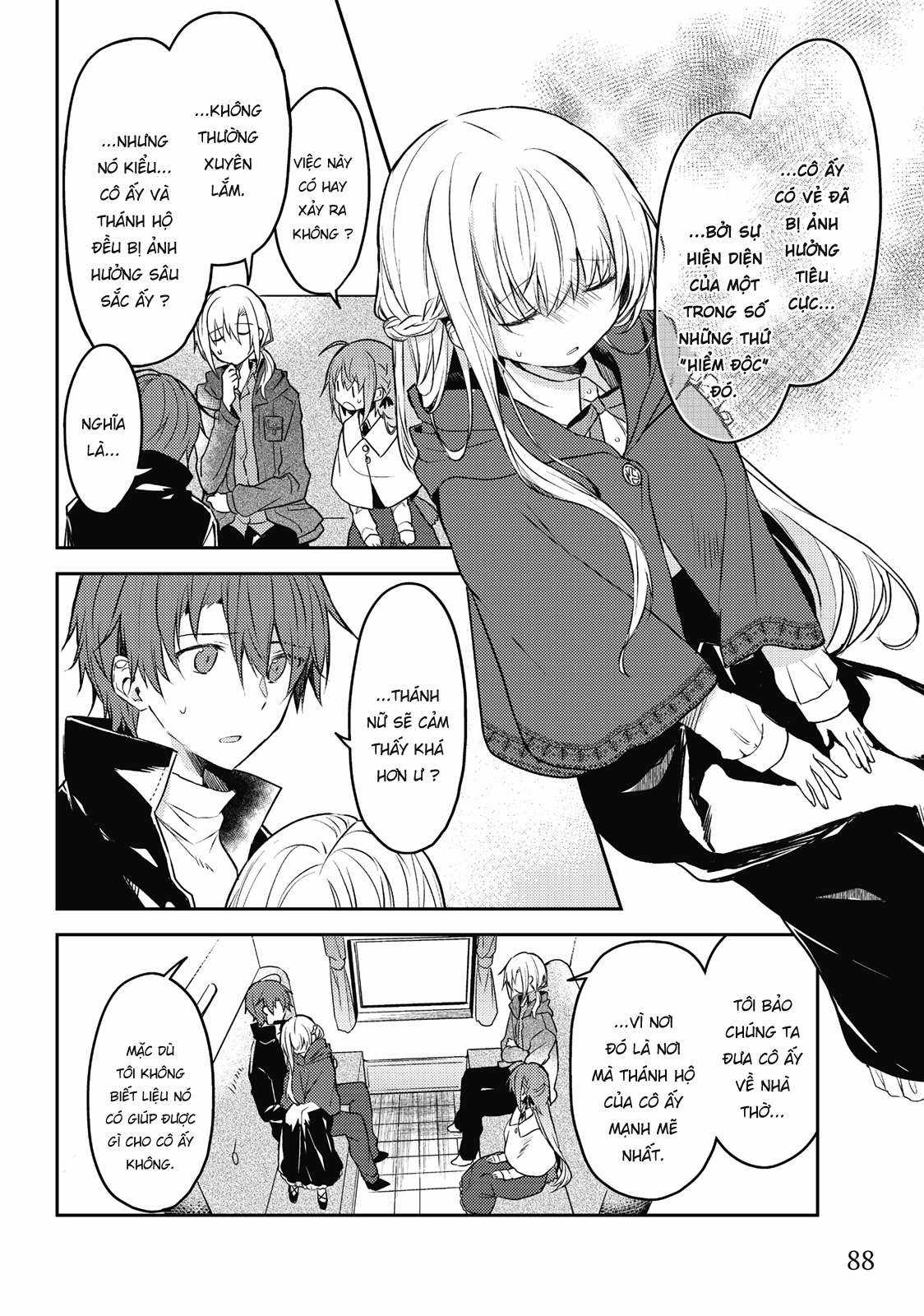 Shiro Seijo to Kuro Bokushi Chapter 42 trang 18