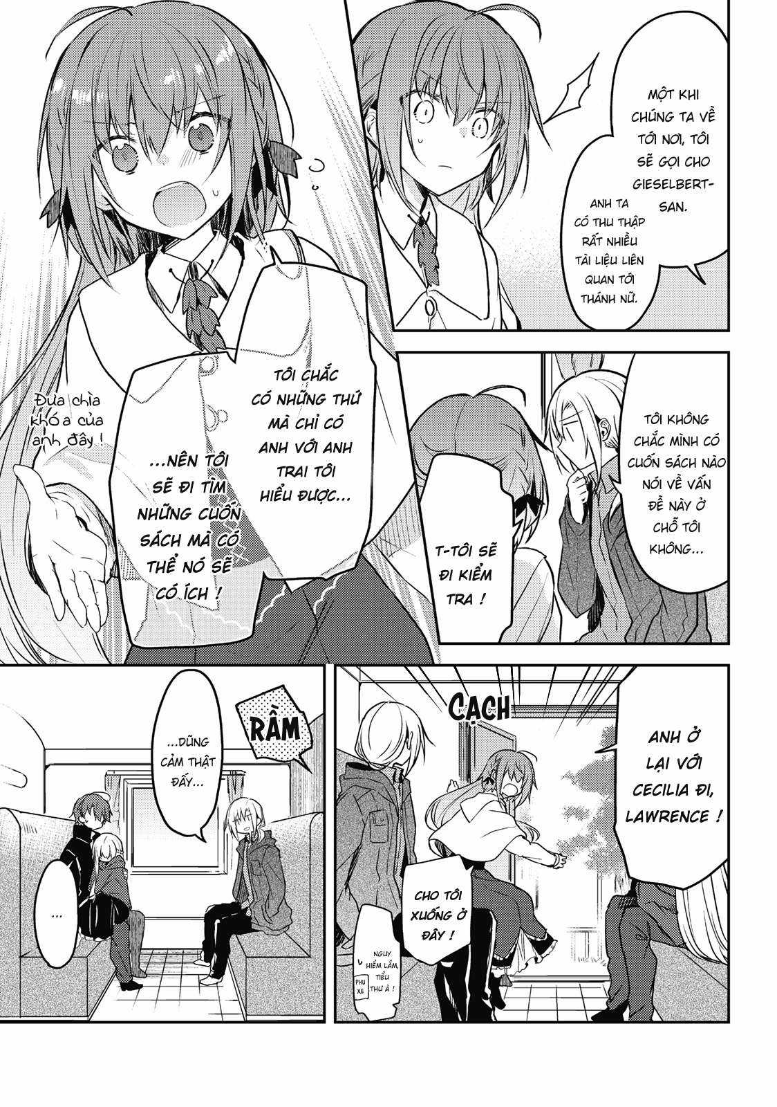 Shiro Seijo to Kuro Bokushi Chapter 42 trang 19