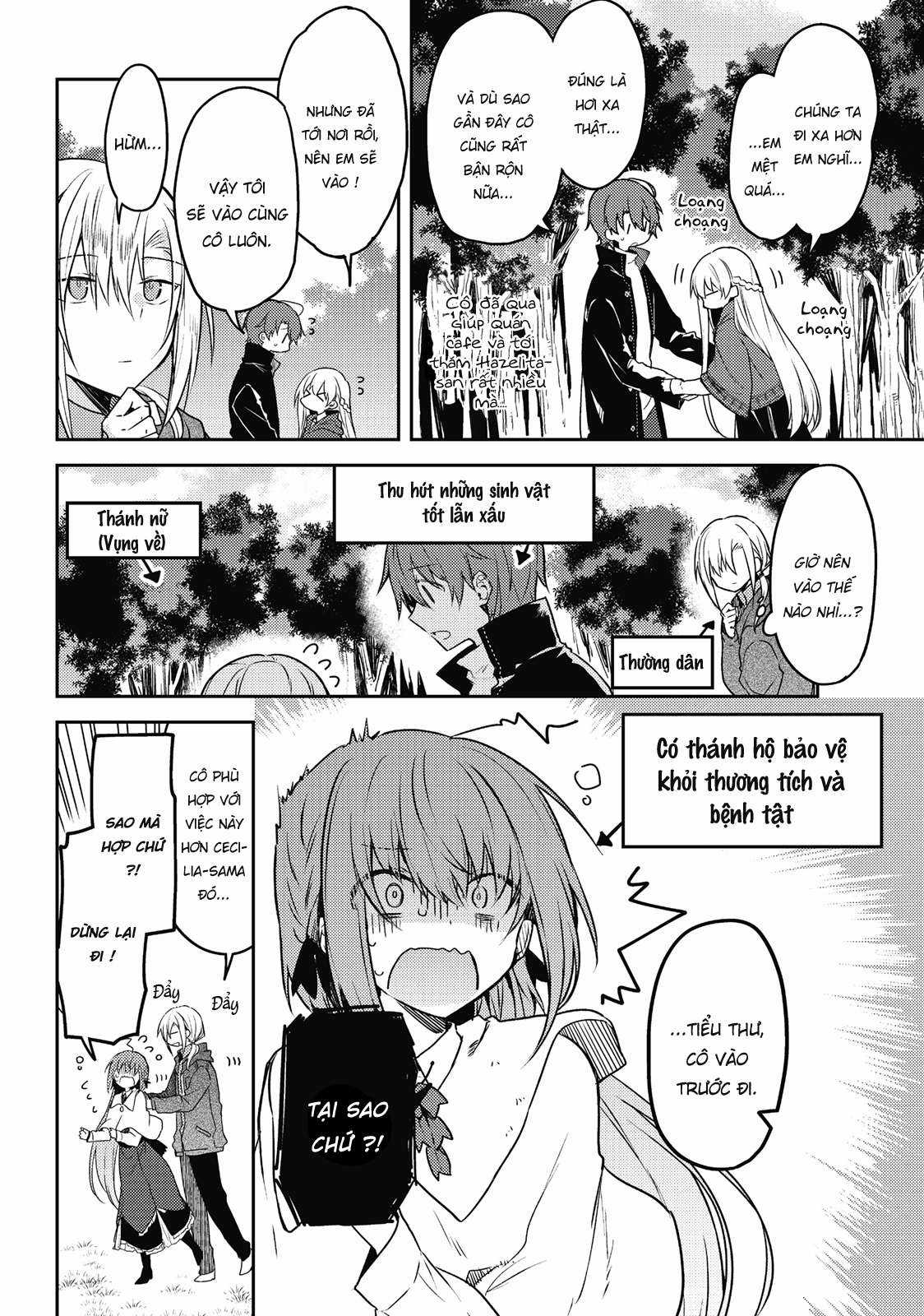 Shiro Seijo to Kuro Bokushi Chapter 42 trang 8