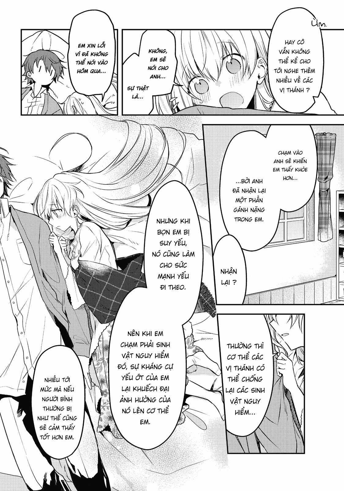 Shiro Seijo to Kuro Bokushi Chapter 44 trang 18