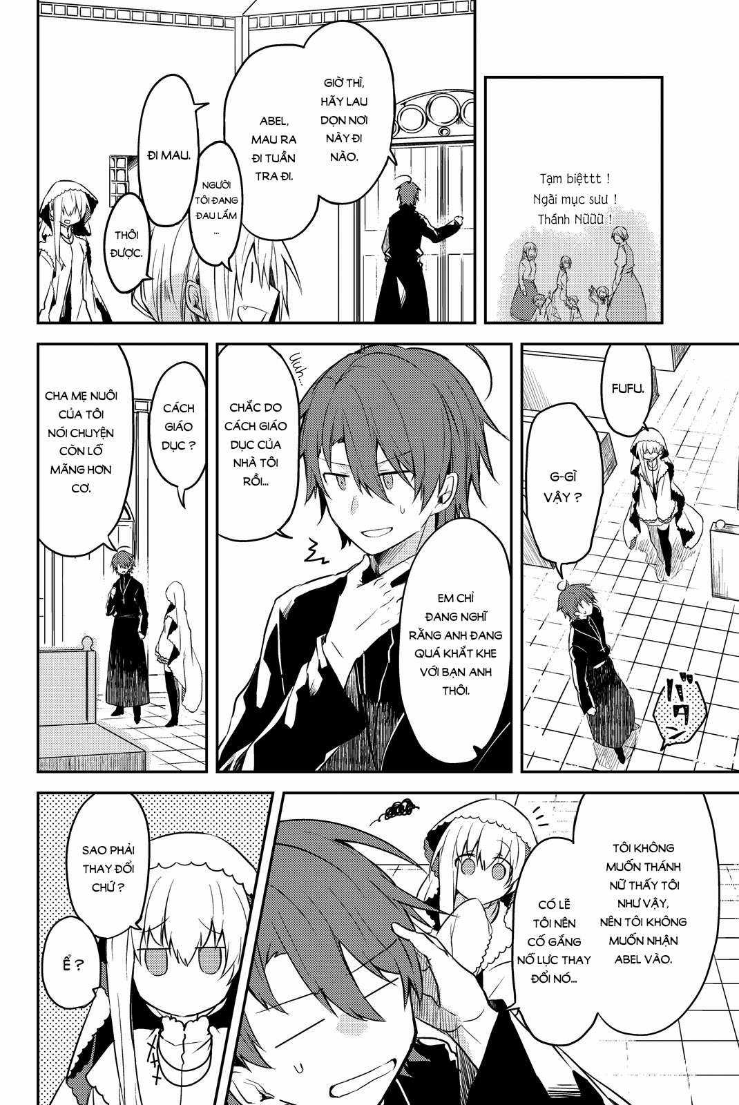 Shiro Seijo to Kuro Bokushi Chapter 5 trang 16