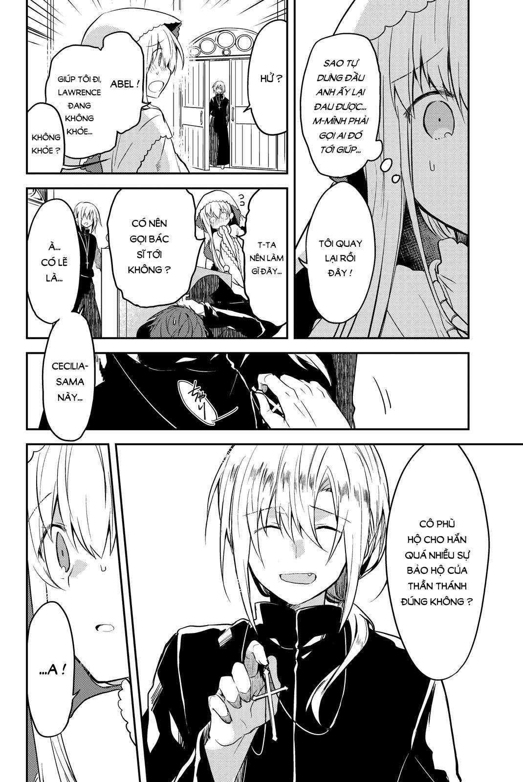 Shiro Seijo to Kuro Bokushi Chapter 5 trang 18