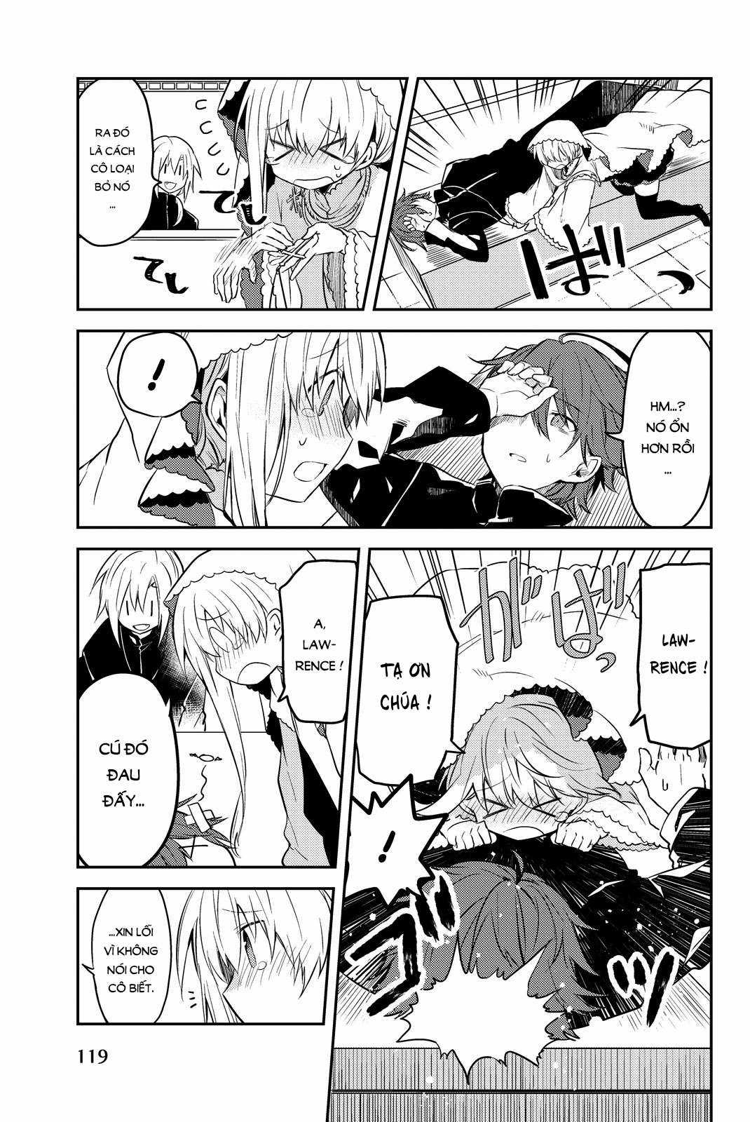 Shiro Seijo to Kuro Bokushi Chapter 5 trang 19