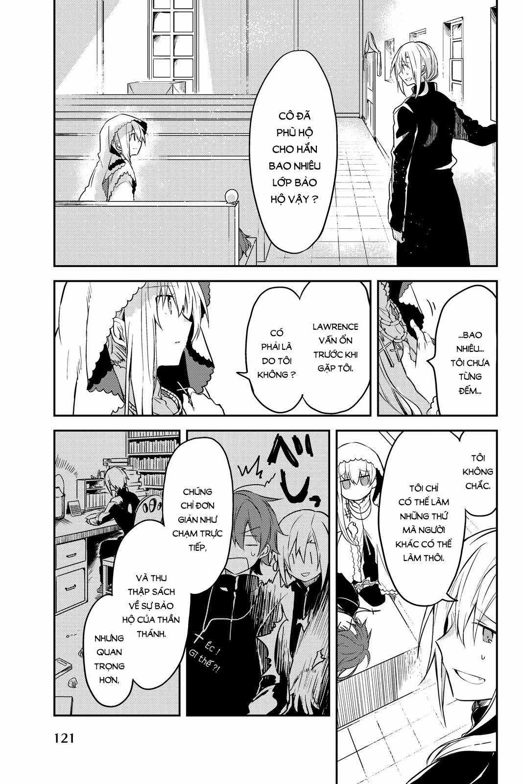 Shiro Seijo to Kuro Bokushi Chapter 5 trang 21