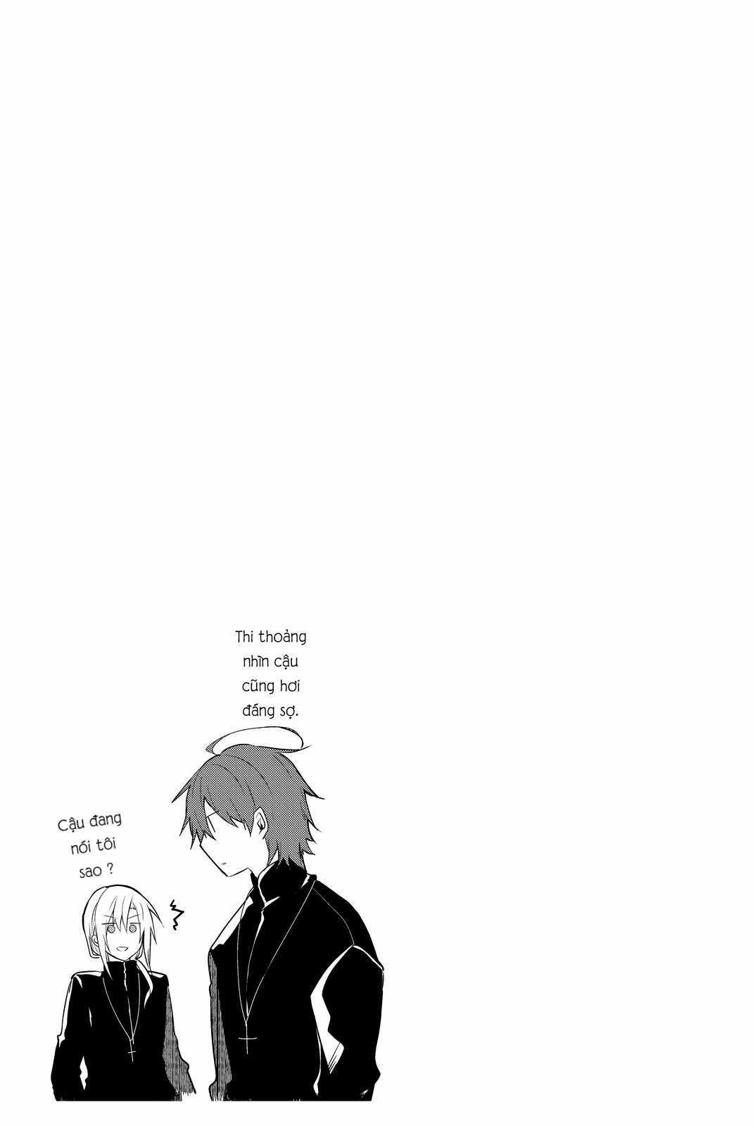 Shiro Seijo to Kuro Bokushi Chapter 5 trang 23