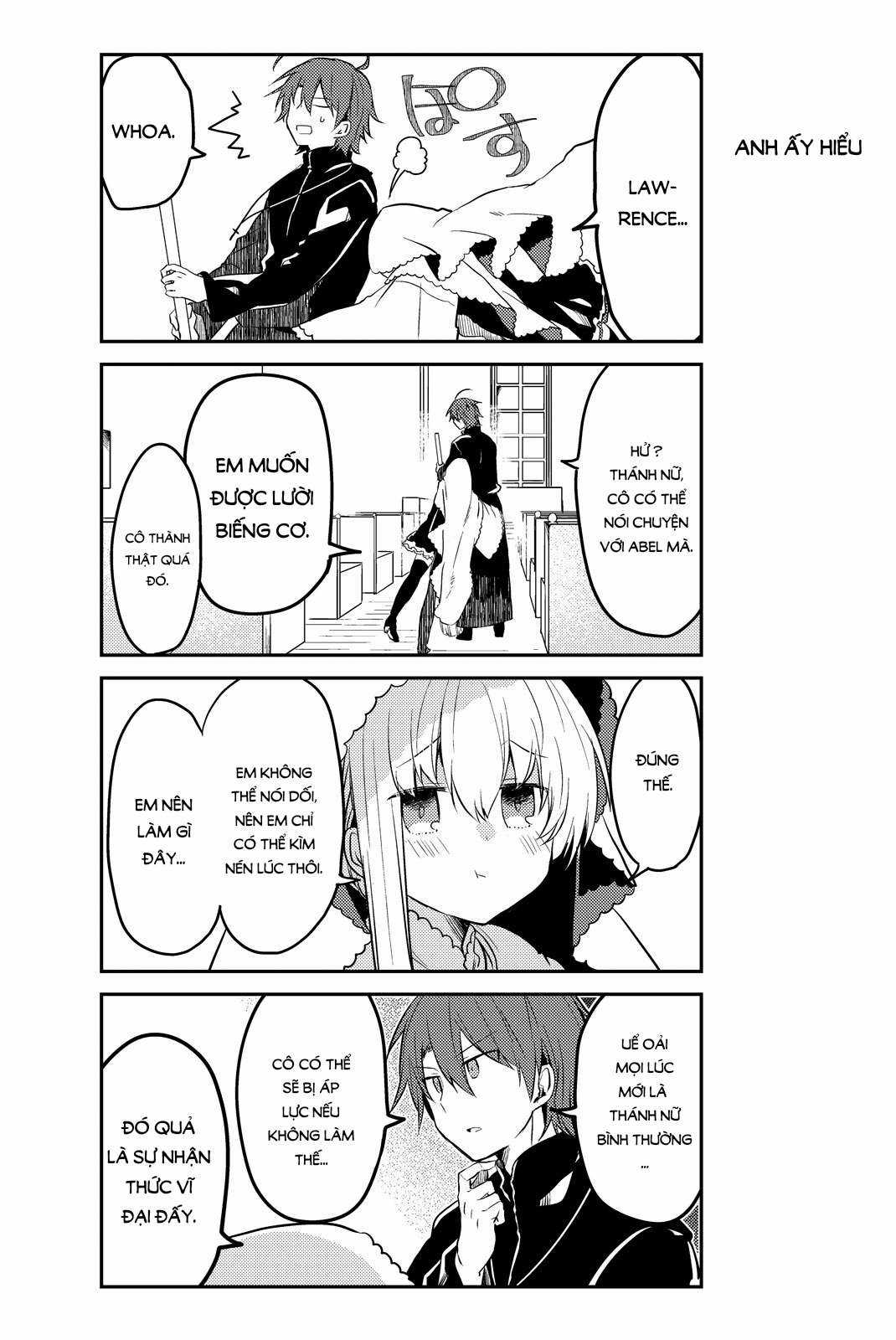 Shiro Seijo to Kuro Bokushi Chapter 5 trang 6