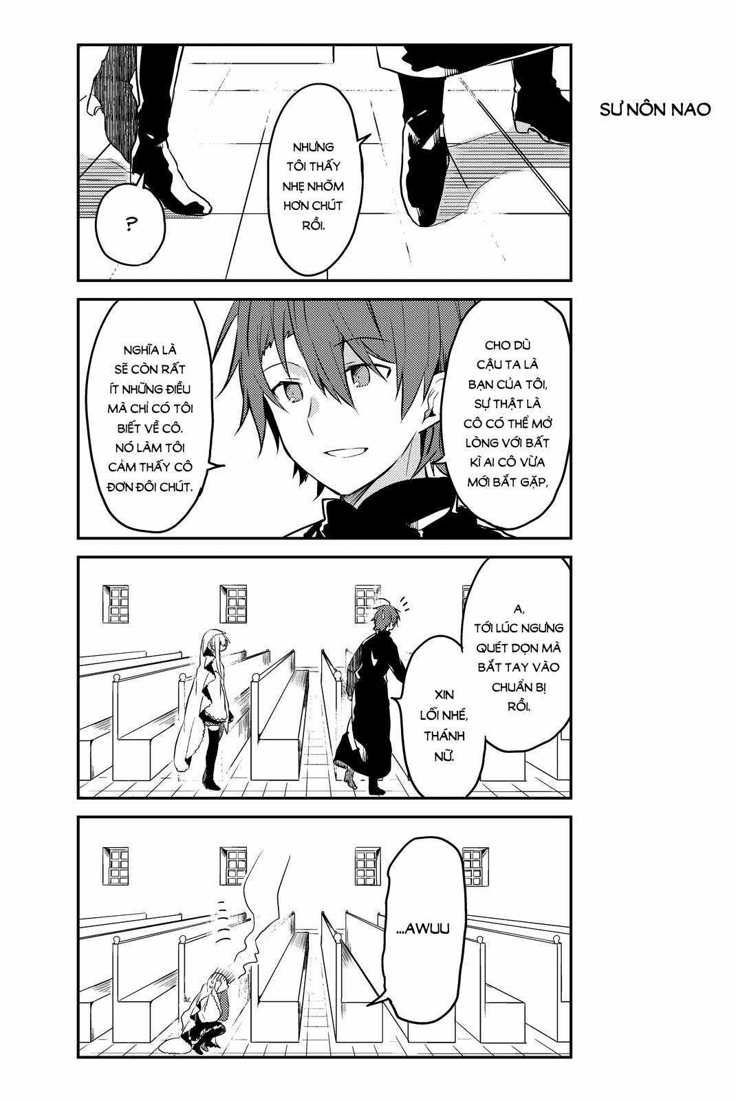 Shiro Seijo to Kuro Bokushi Chapter 5 trang 9