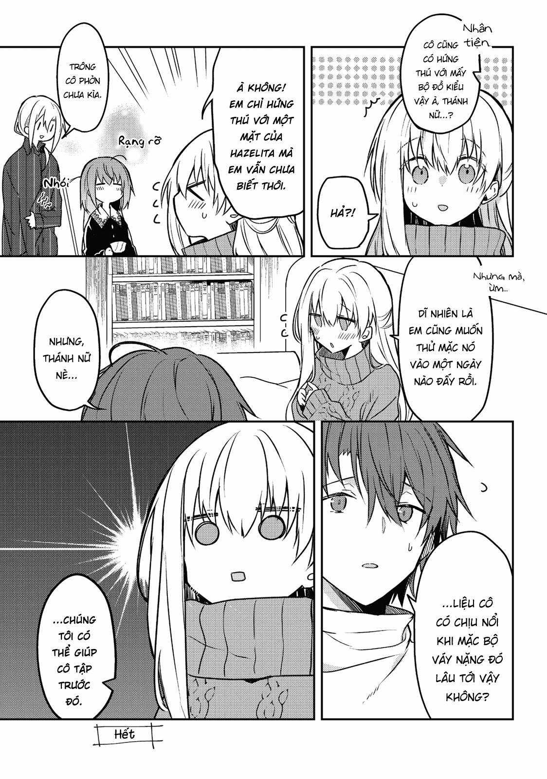 Shiro Seijo to Kuro Bokushi Chapter 50.5 trang 4