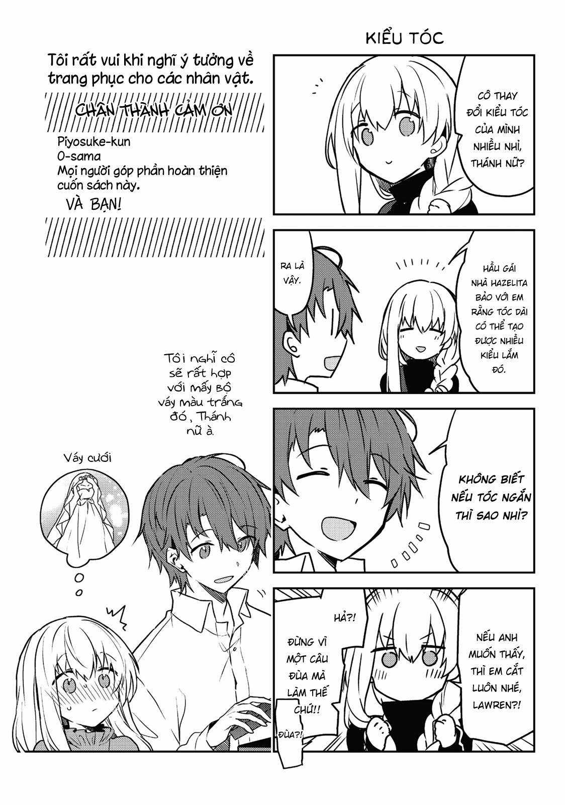 Shiro Seijo to Kuro Bokushi Chapter 50.5 trang 5