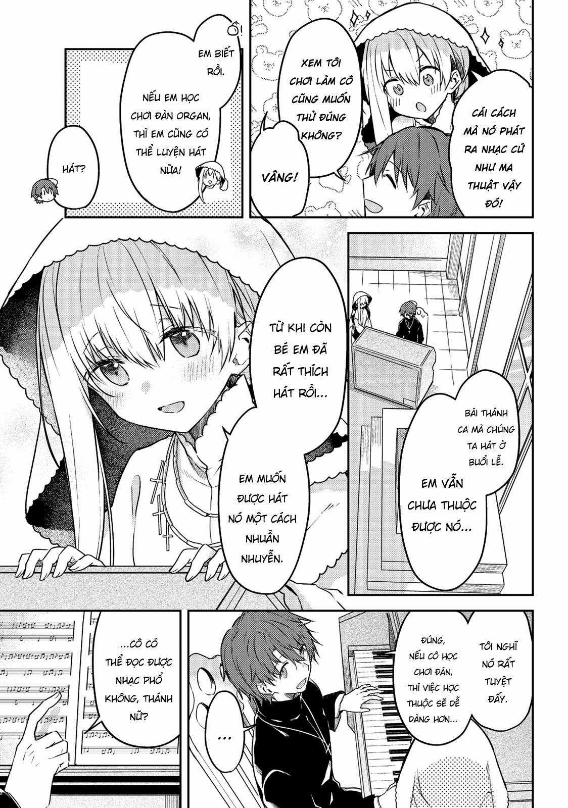 Shiro Seijo to Kuro Bokushi Chapter 50.6 trang 10