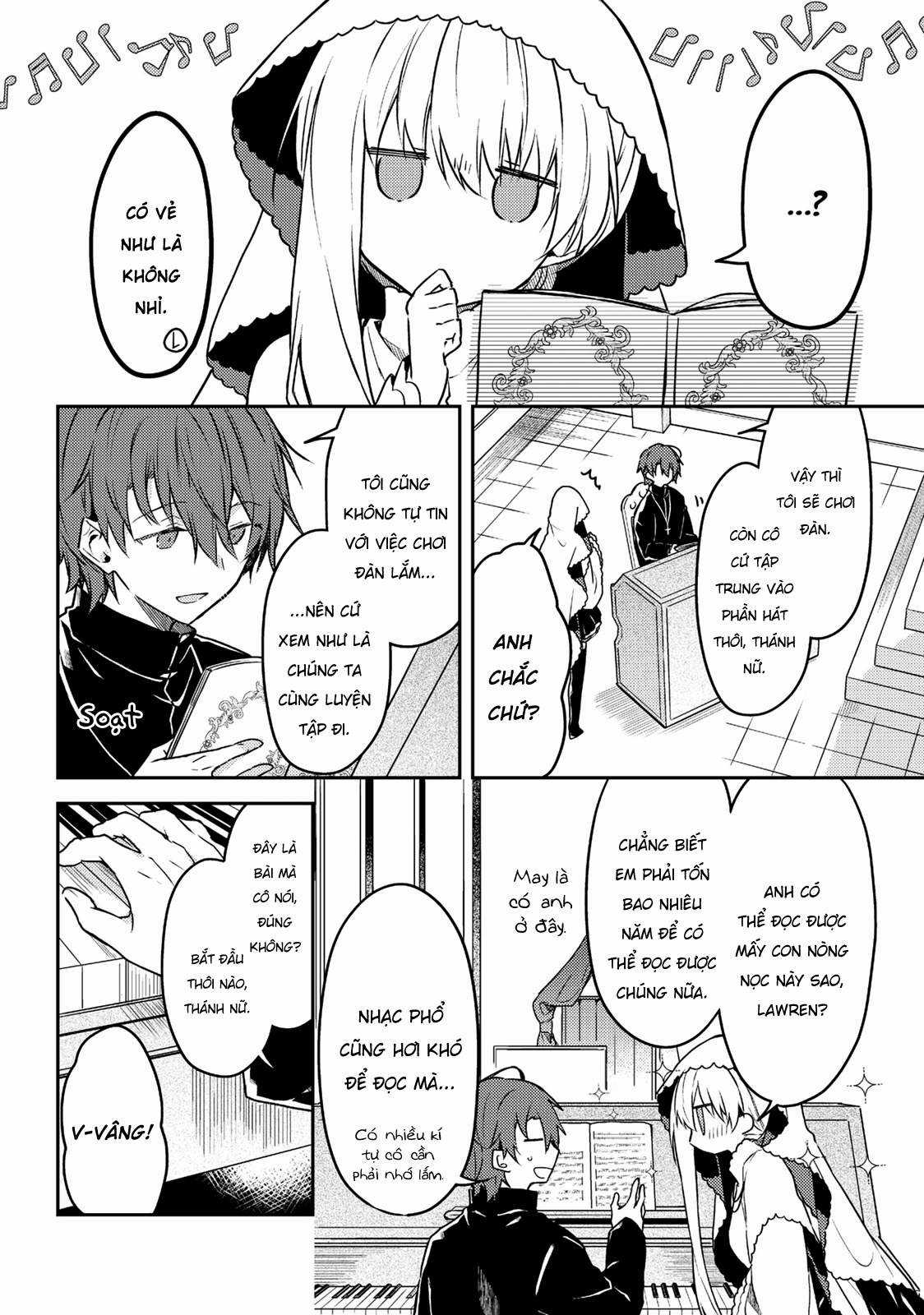 Shiro Seijo to Kuro Bokushi Chapter 50.6 trang 11