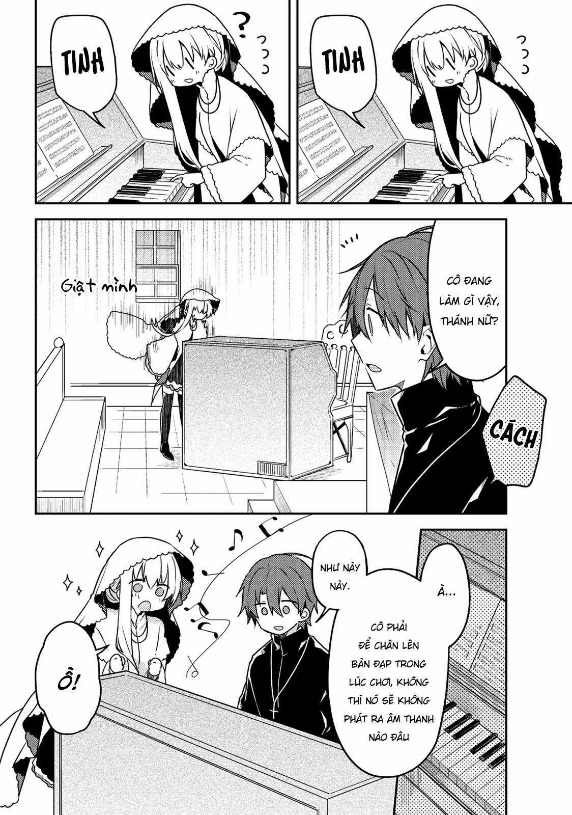 Shiro Seijo to Kuro Bokushi Chapter 50.6 trang 9