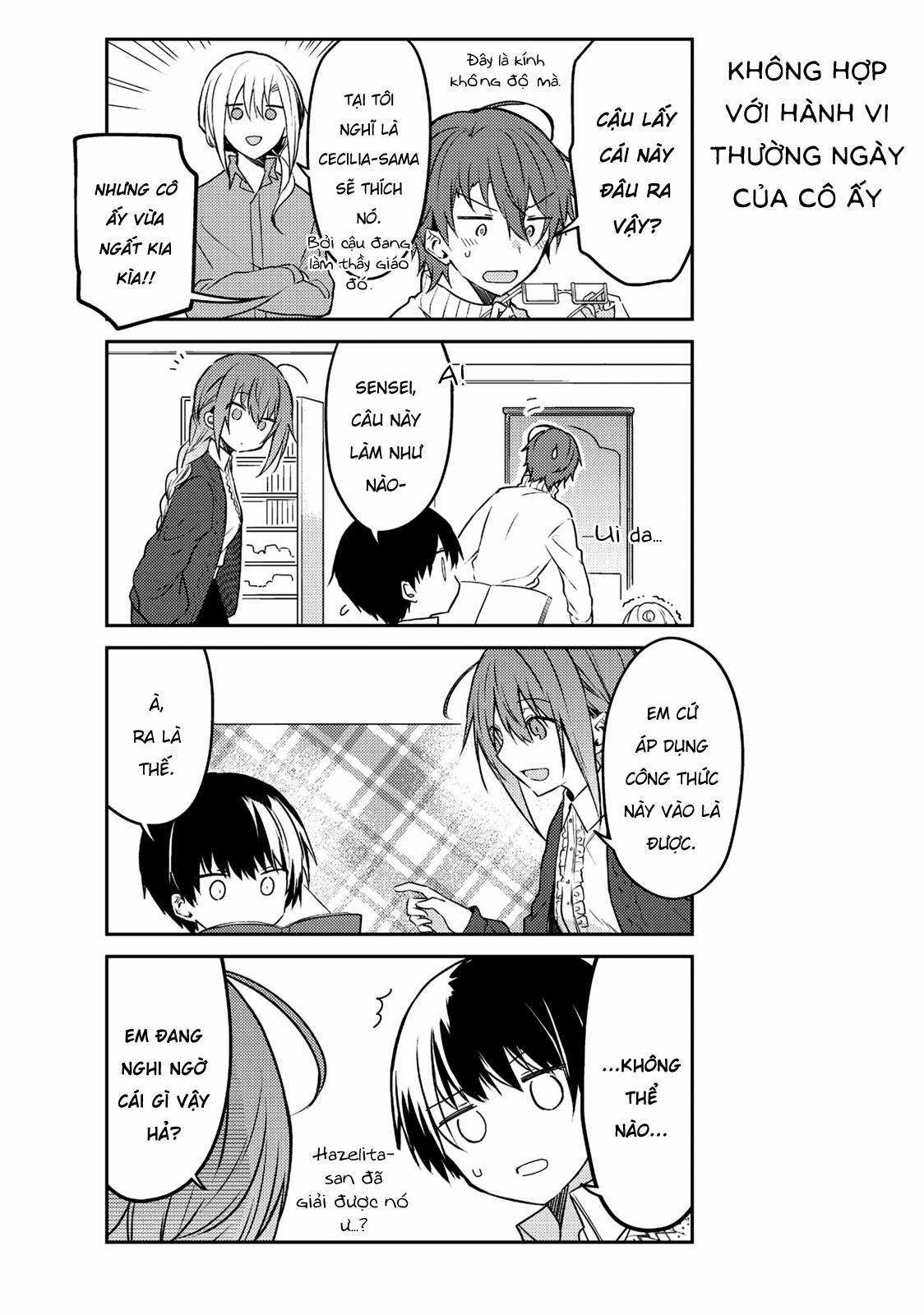 Shiro Seijo to Kuro Bokushi Chapter 52 trang 18