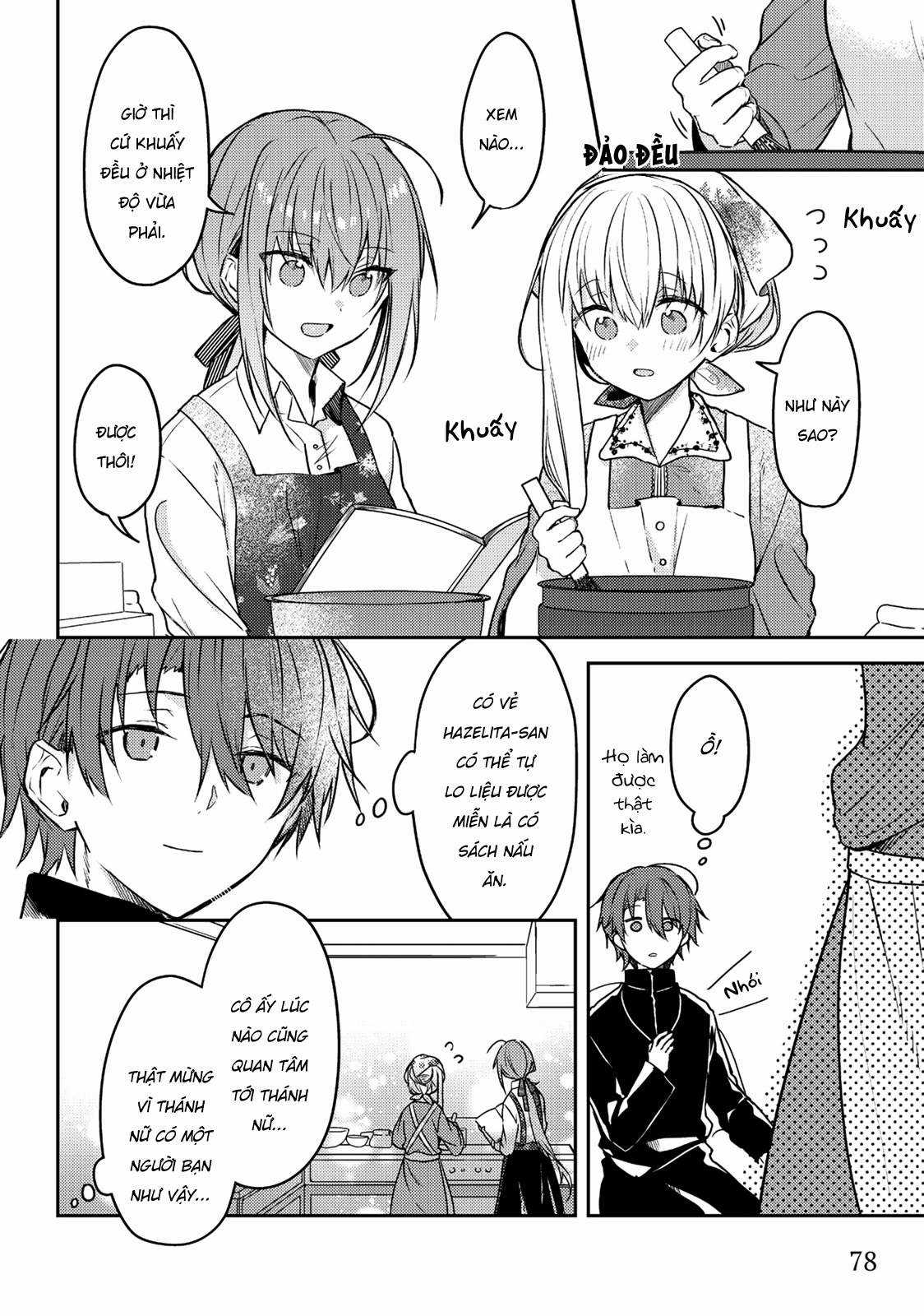 Shiro Seijo to Kuro Bokushi Chapter 53 trang 8