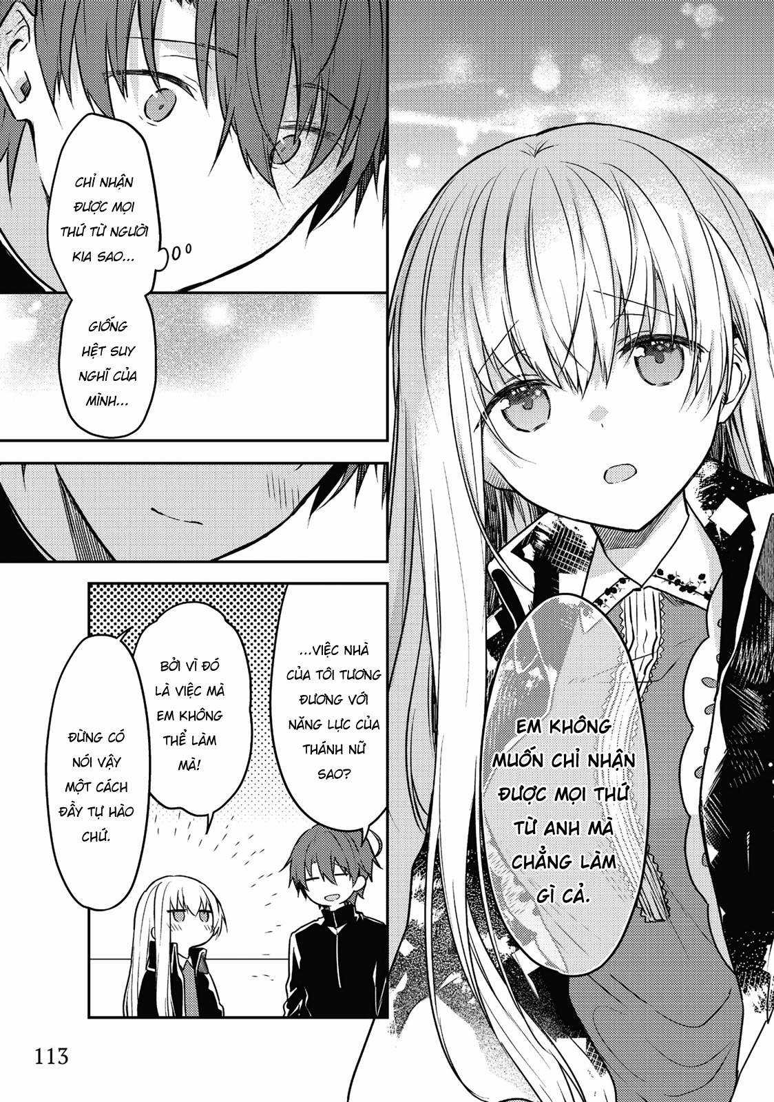 Shiro Seijo to Kuro Bokushi Chapter 54 trang 21