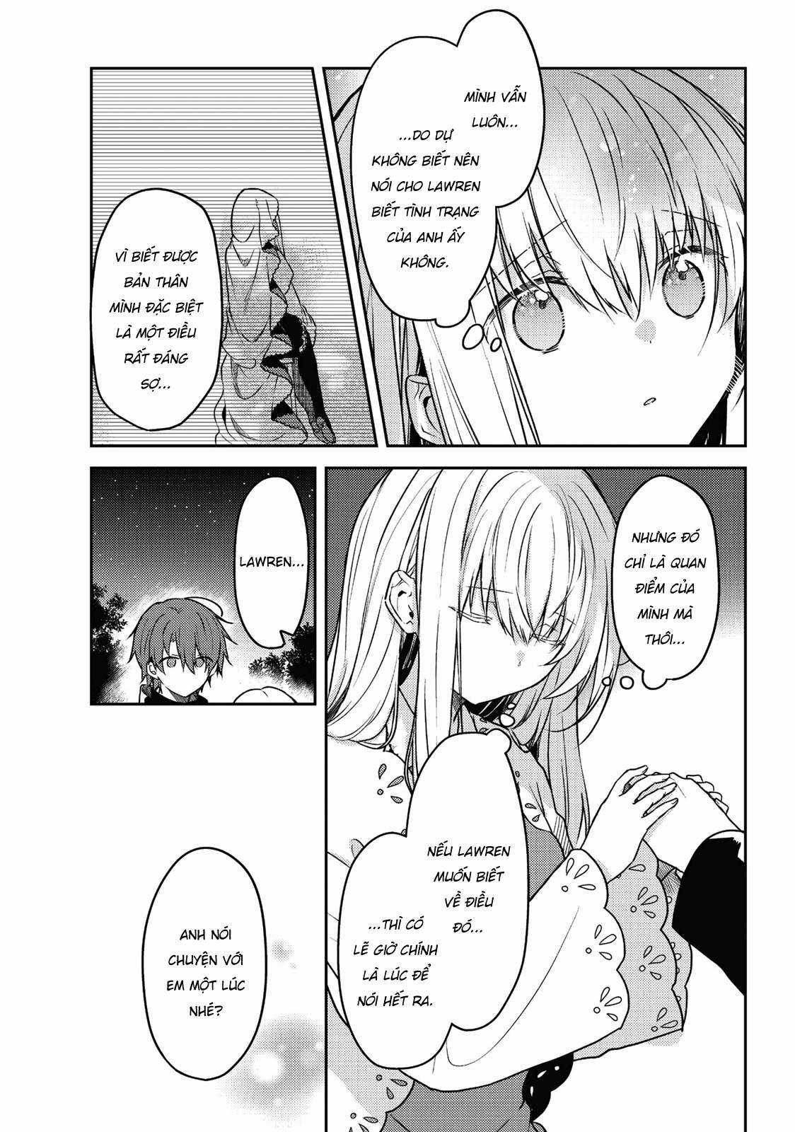Shiro Seijo to Kuro Bokushi Chapter 54 trang 9