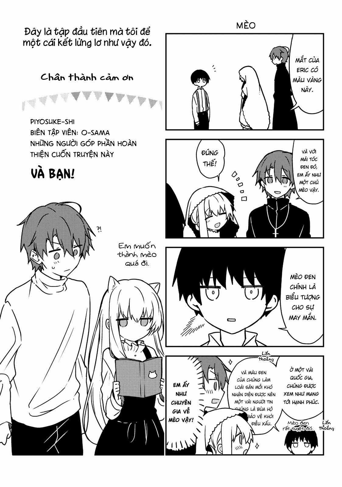 Shiro Seijo to Kuro Bokushi Chapter 55.5 trang 8