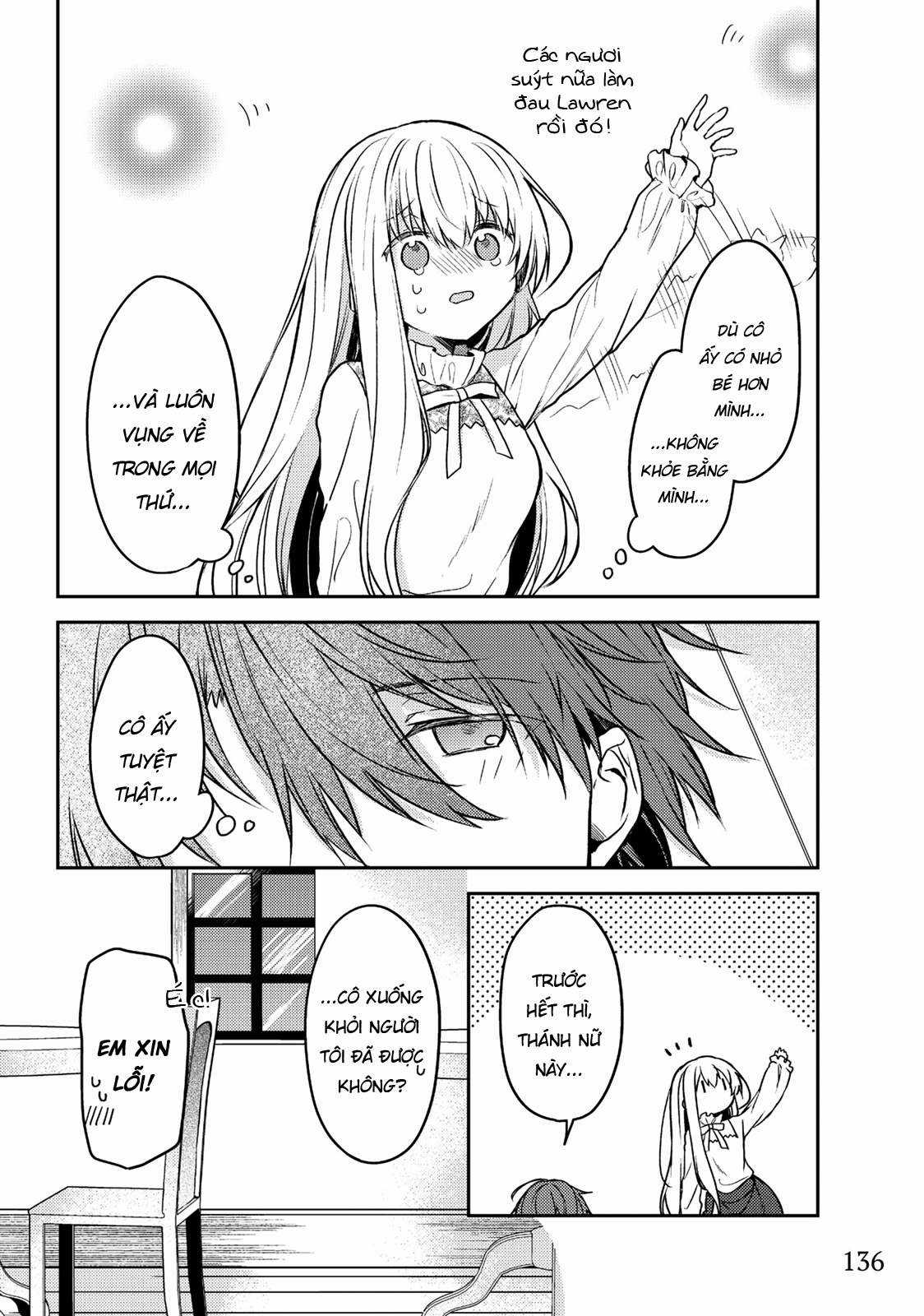 Shiro Seijo to Kuro Bokushi Chapter 55 trang 14