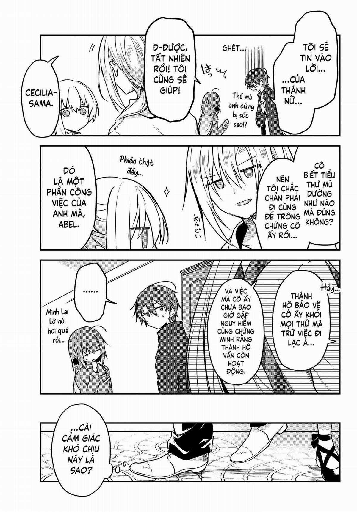 Shiro Seijo to Kuro Bokushi Chapter 59 trang 9