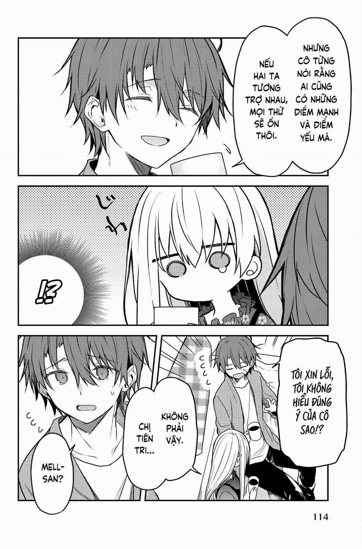 Shiro Seijo to Kuro Bokushi Chapter 60 trang 14